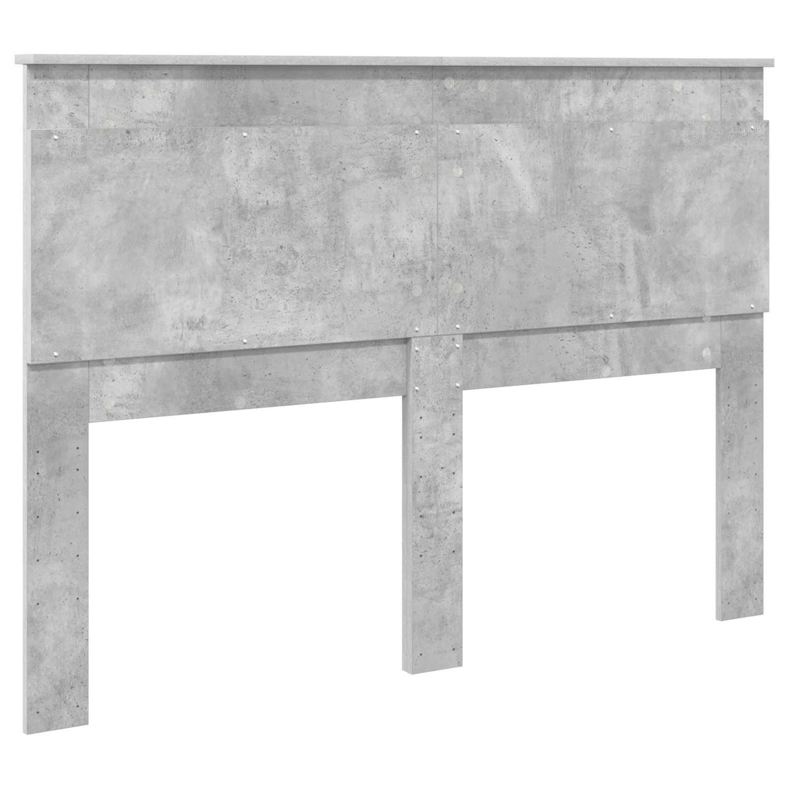 Uzglavlje s uzglavljem Betonski sivi 150 cm Konstruirano drvo