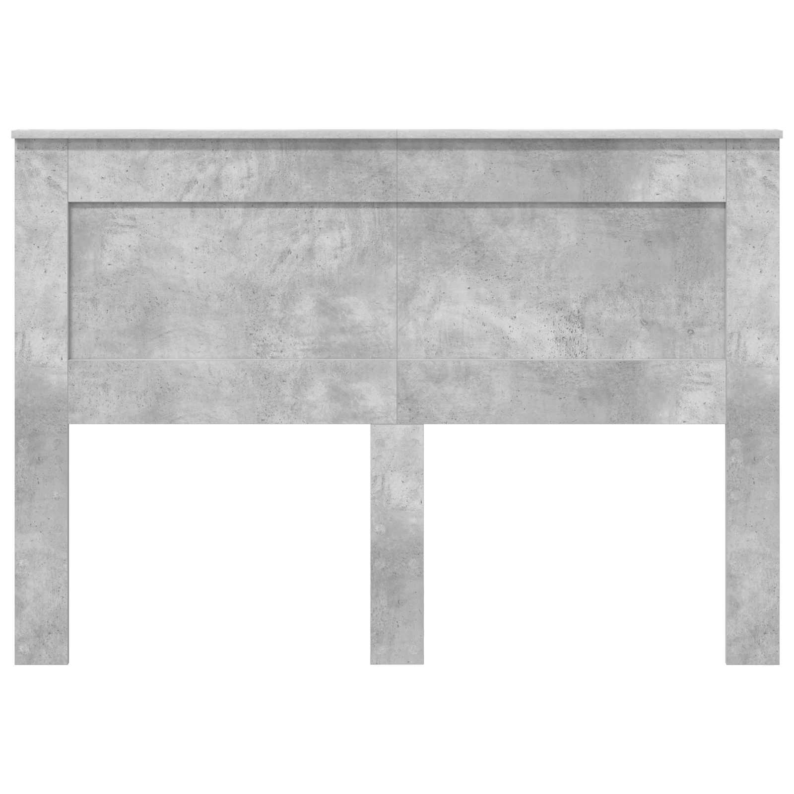 Uzglavlje s uzglavljem Betonski sivi 140 cm Konstruirano drvo