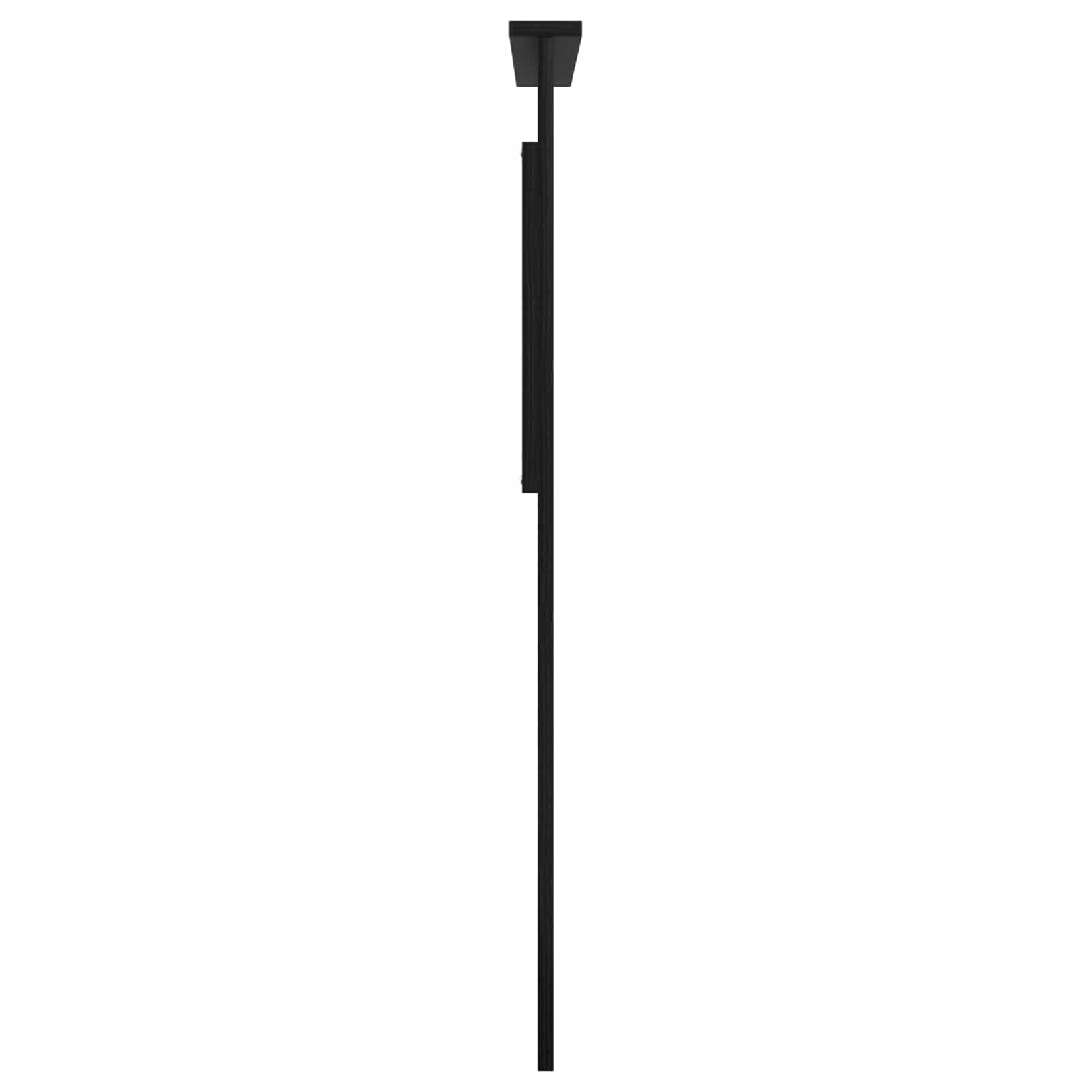 Uzglavlje s uzglavljem Crni hrast 100 cm Konstruirano drvo