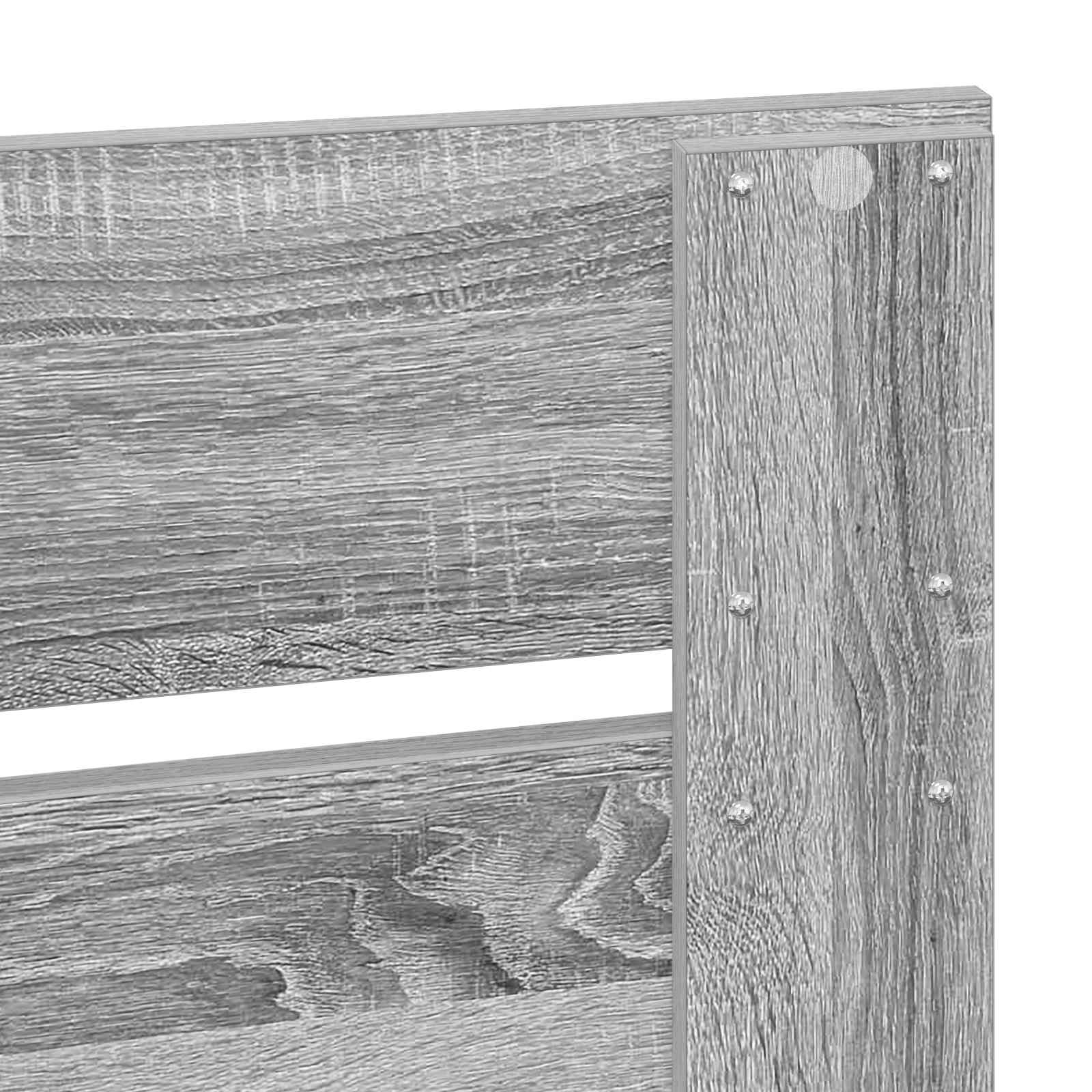Uzglavlje Siva Sonoma Konstruirano drvo