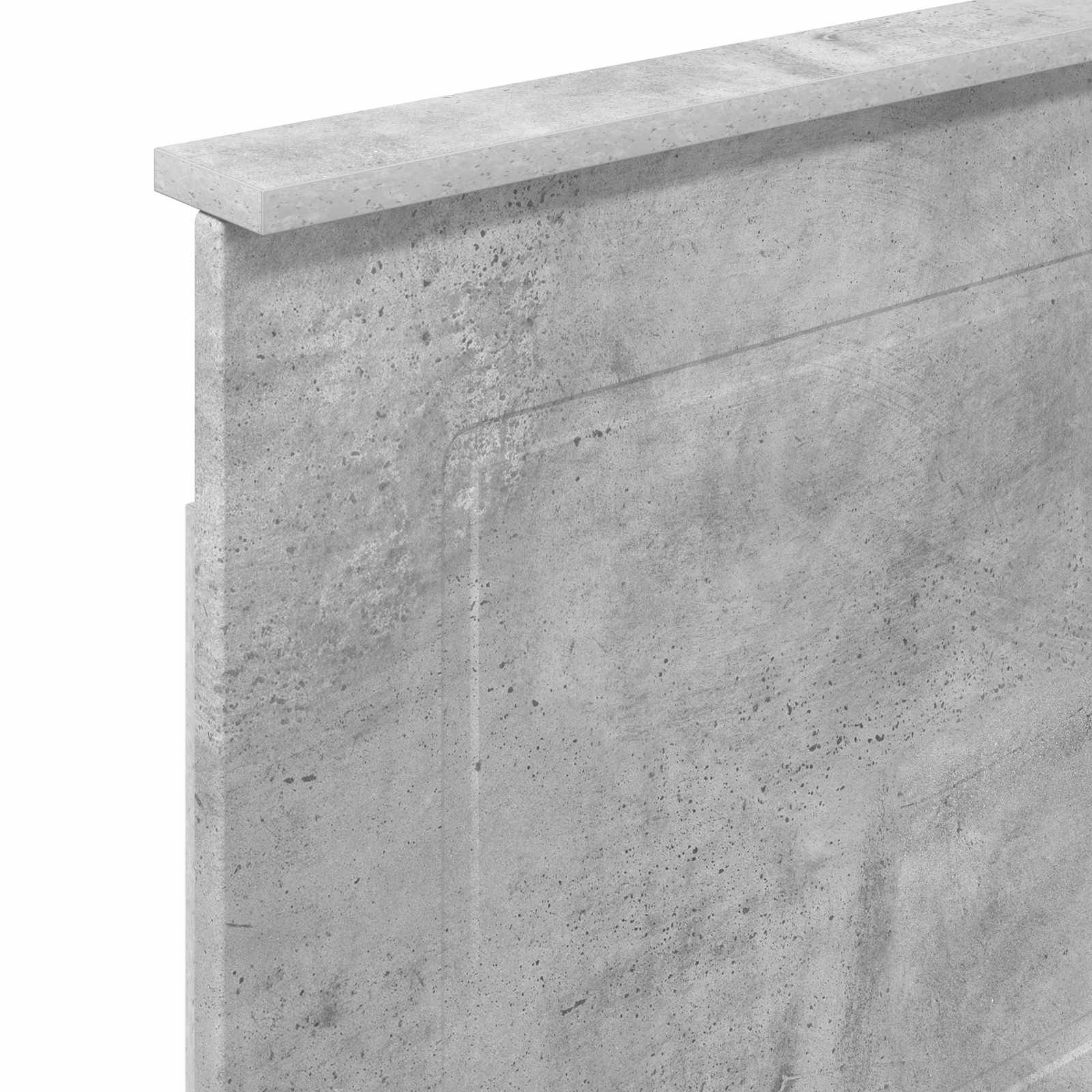 Uzglavlje Betonsko Siva 100 cm Konstrukcijsko drvo