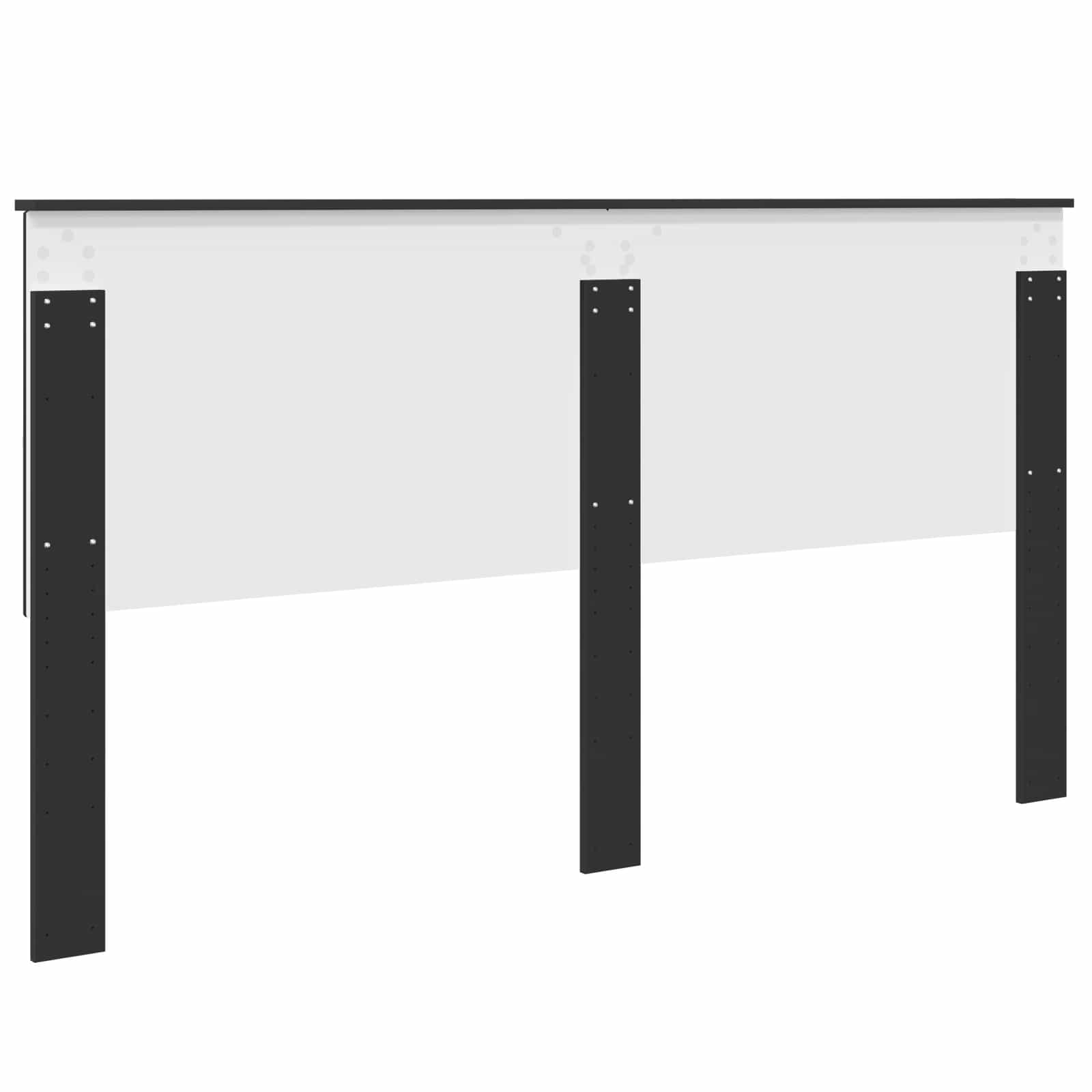 Uzglavlje s uzglavljem Crni hrast 180 cm Konstruirano drvo