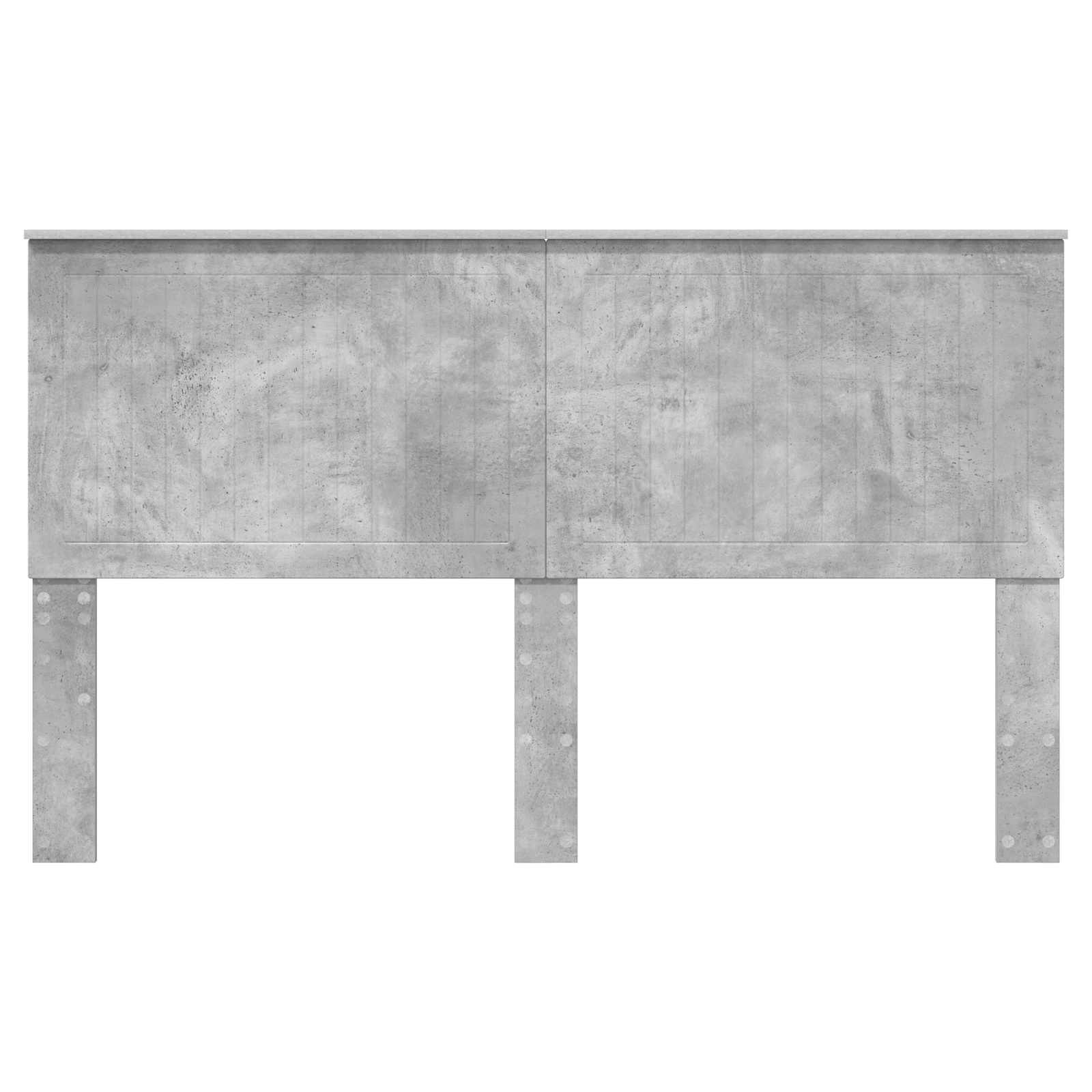 Uzglavlje s uzglavljem Betonski sivi 160 cm Konstruirano drvo