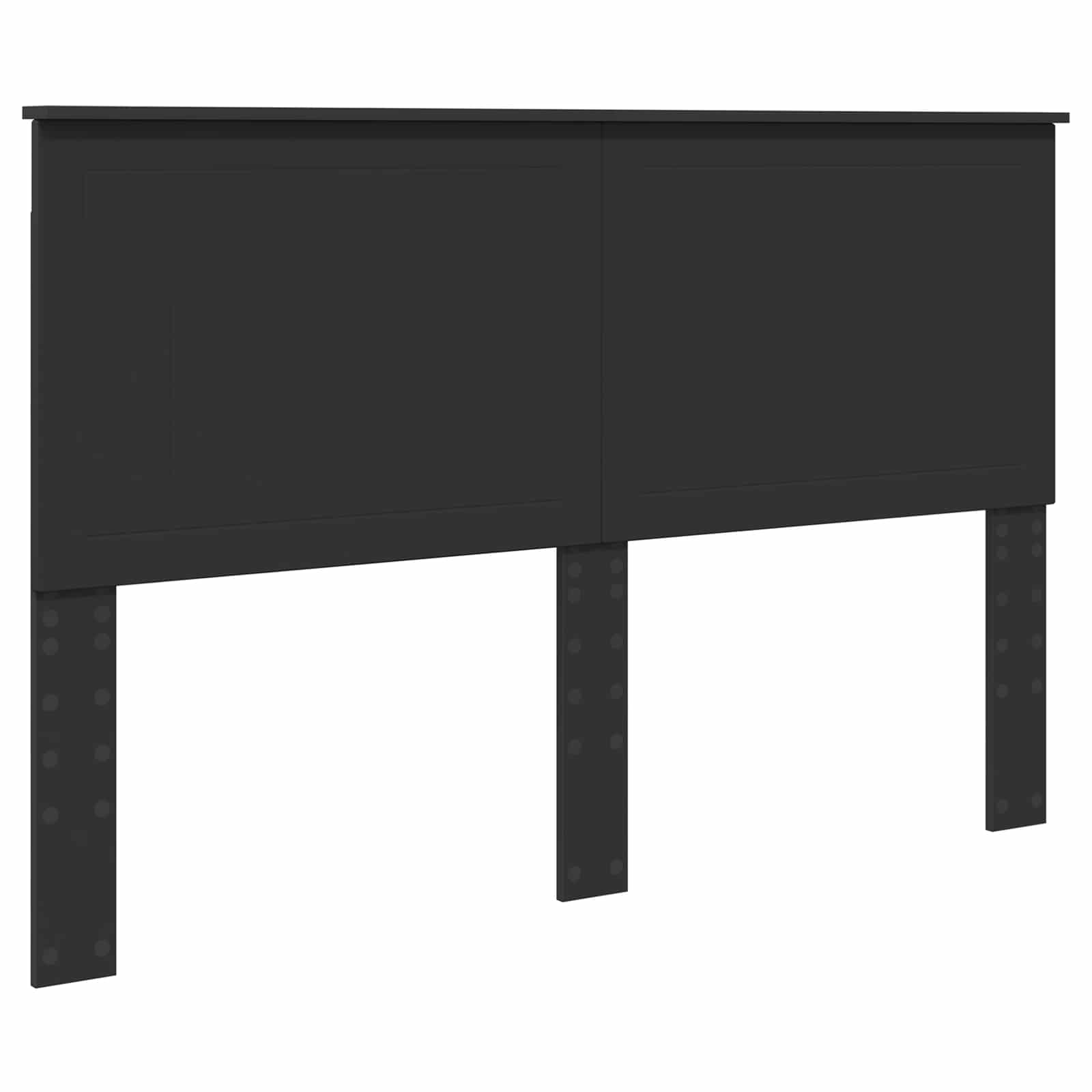 Uzglavlje s uzglavljem Crni hrast 150 cm Konstruirano drvo