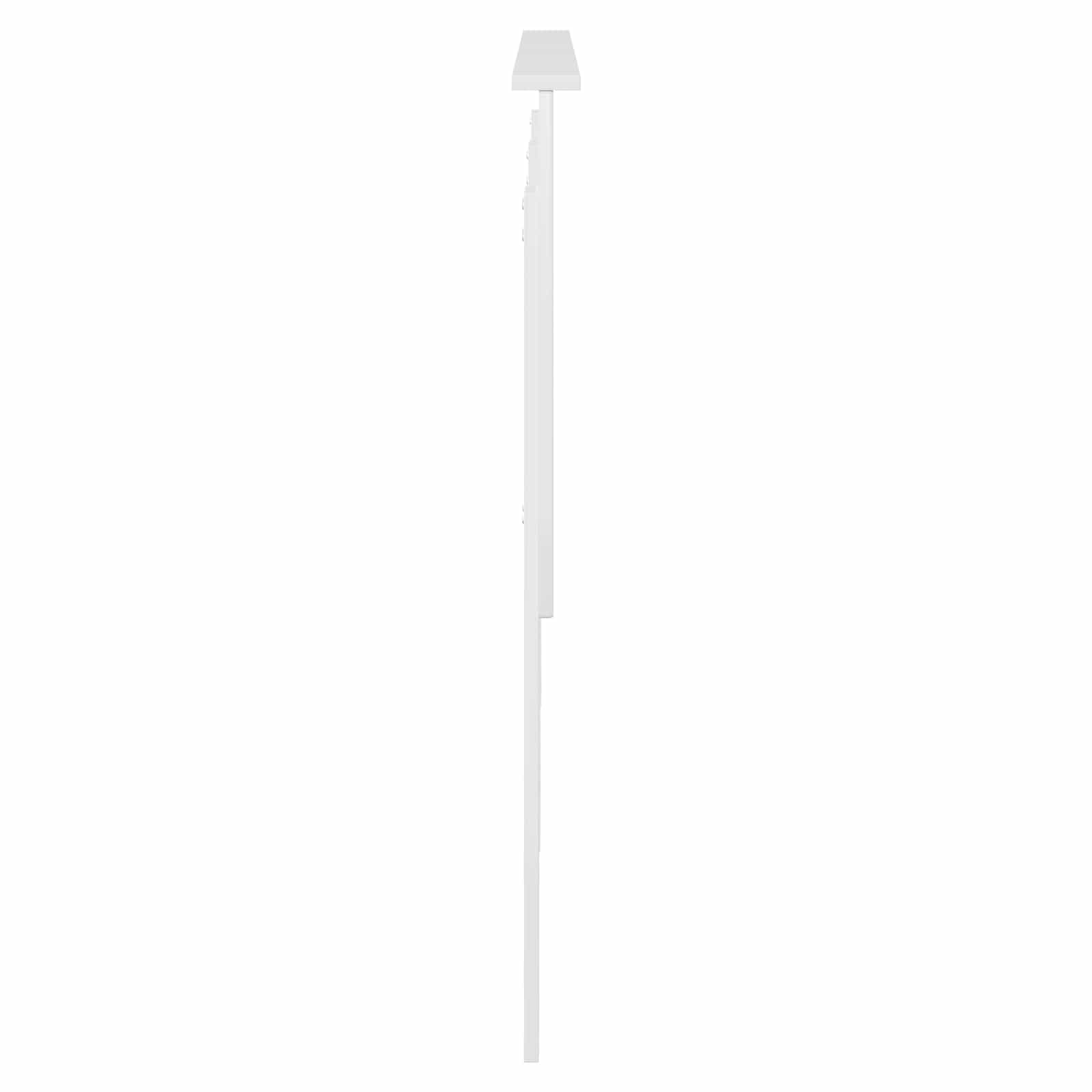 Uzglavlje s uzglavljem Sjajno bijelo 150 cm Konstruirano drvo