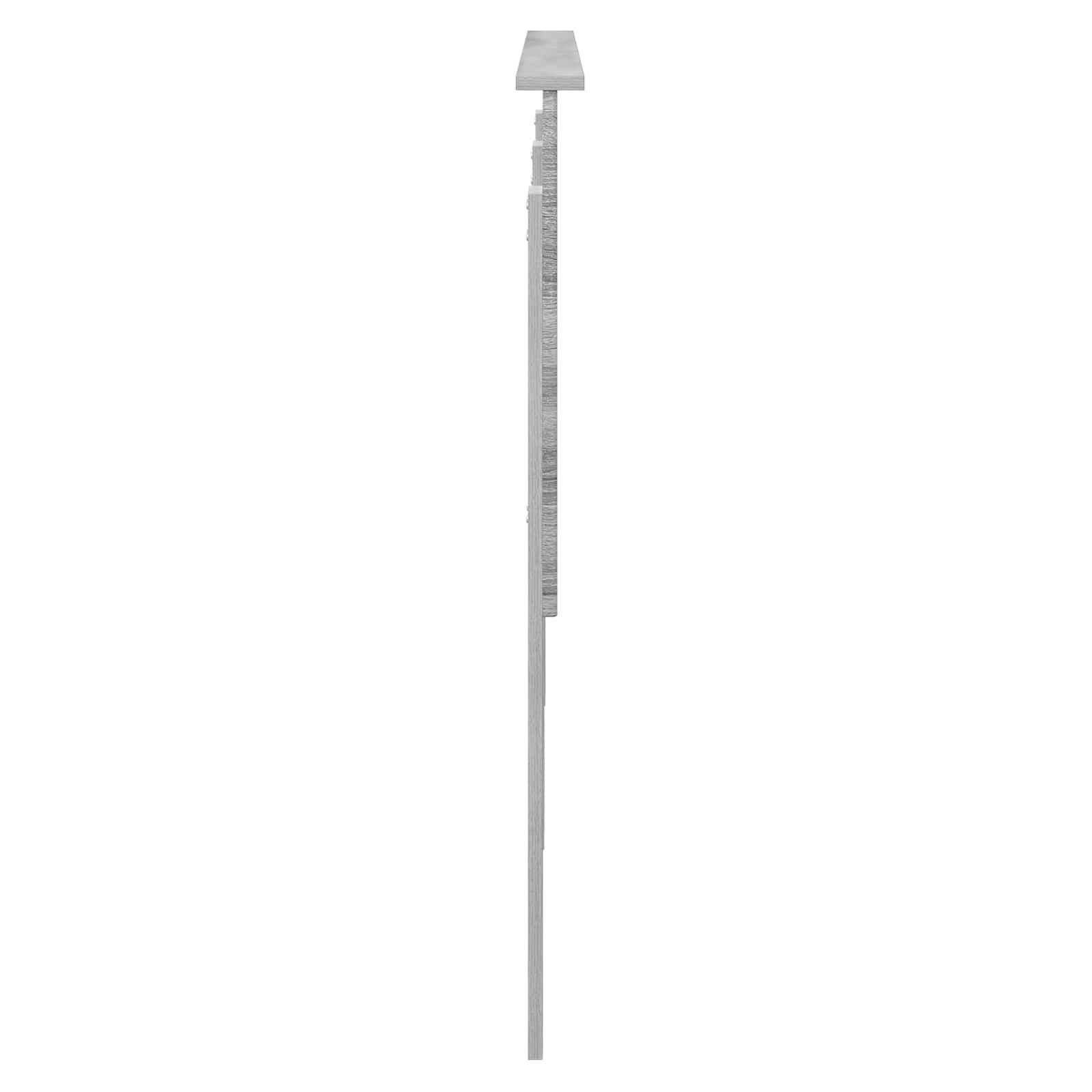 Uzglavlje s uzglavljem Siva Sonoma 150 cm Konstruirano drvo
