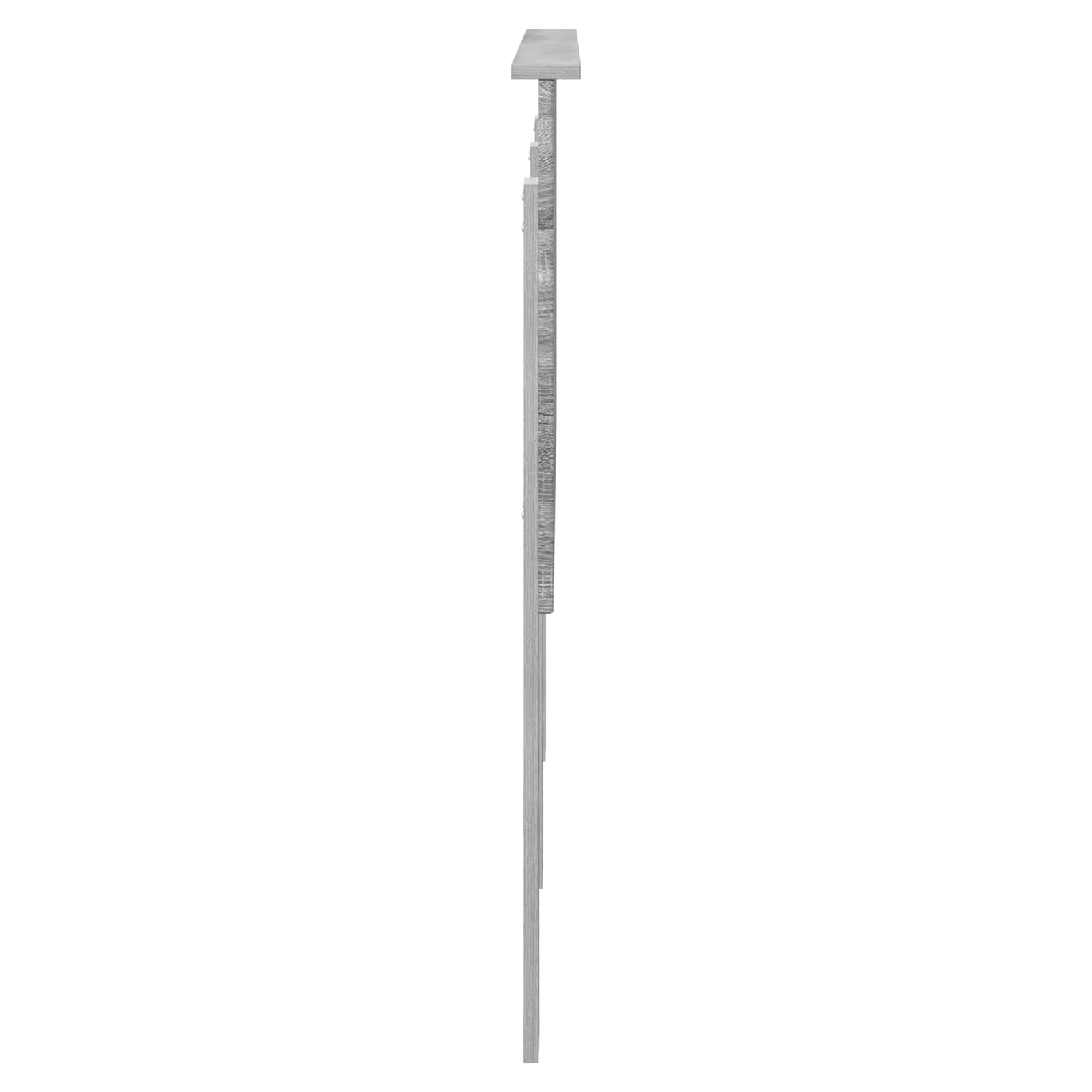 Uzglavlje s uzglavljem Siva Sonoma 140 cm Konstruirano drvo