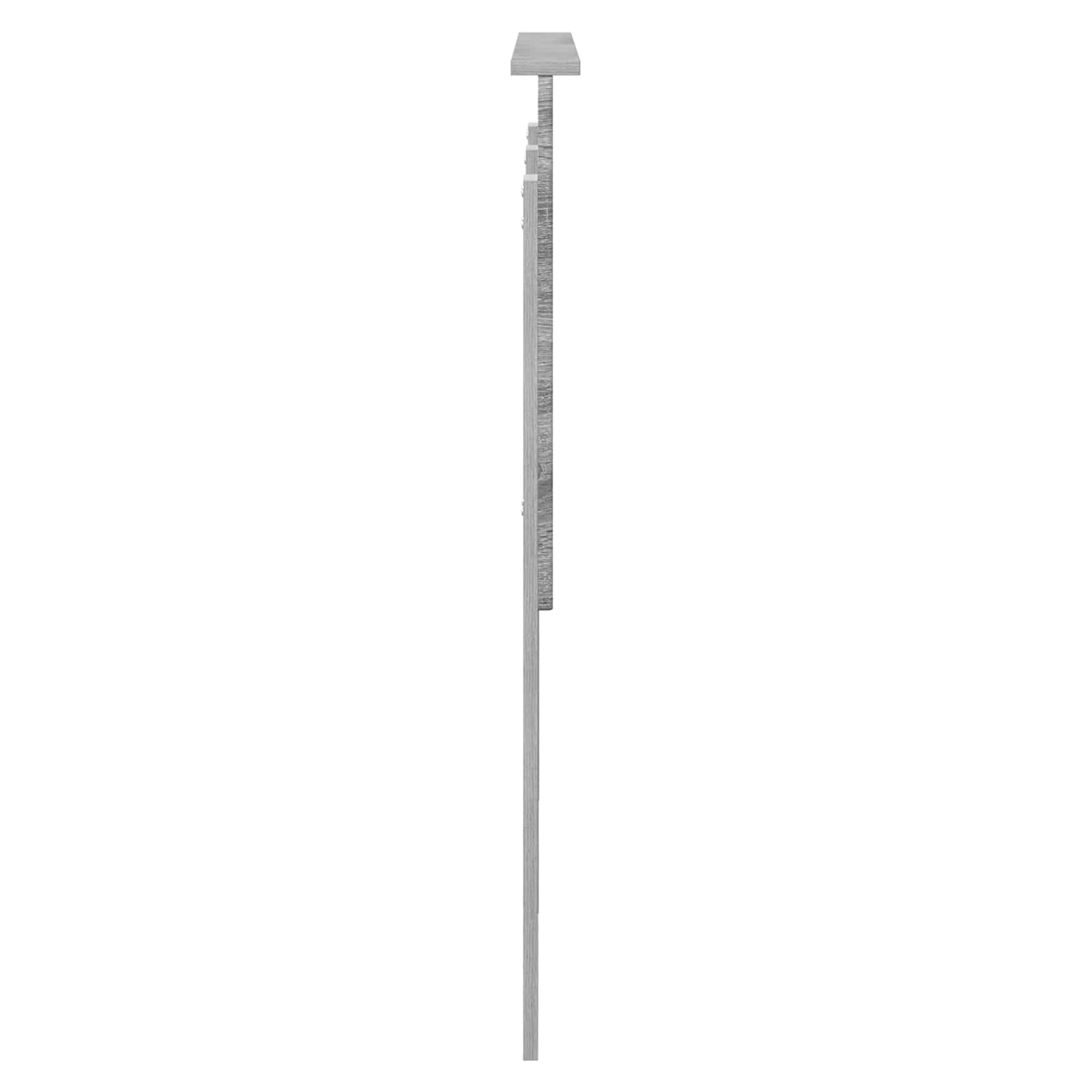 Uzglavlje s uzglavljem Siva Sonoma 135 cm Konstruirano drvo