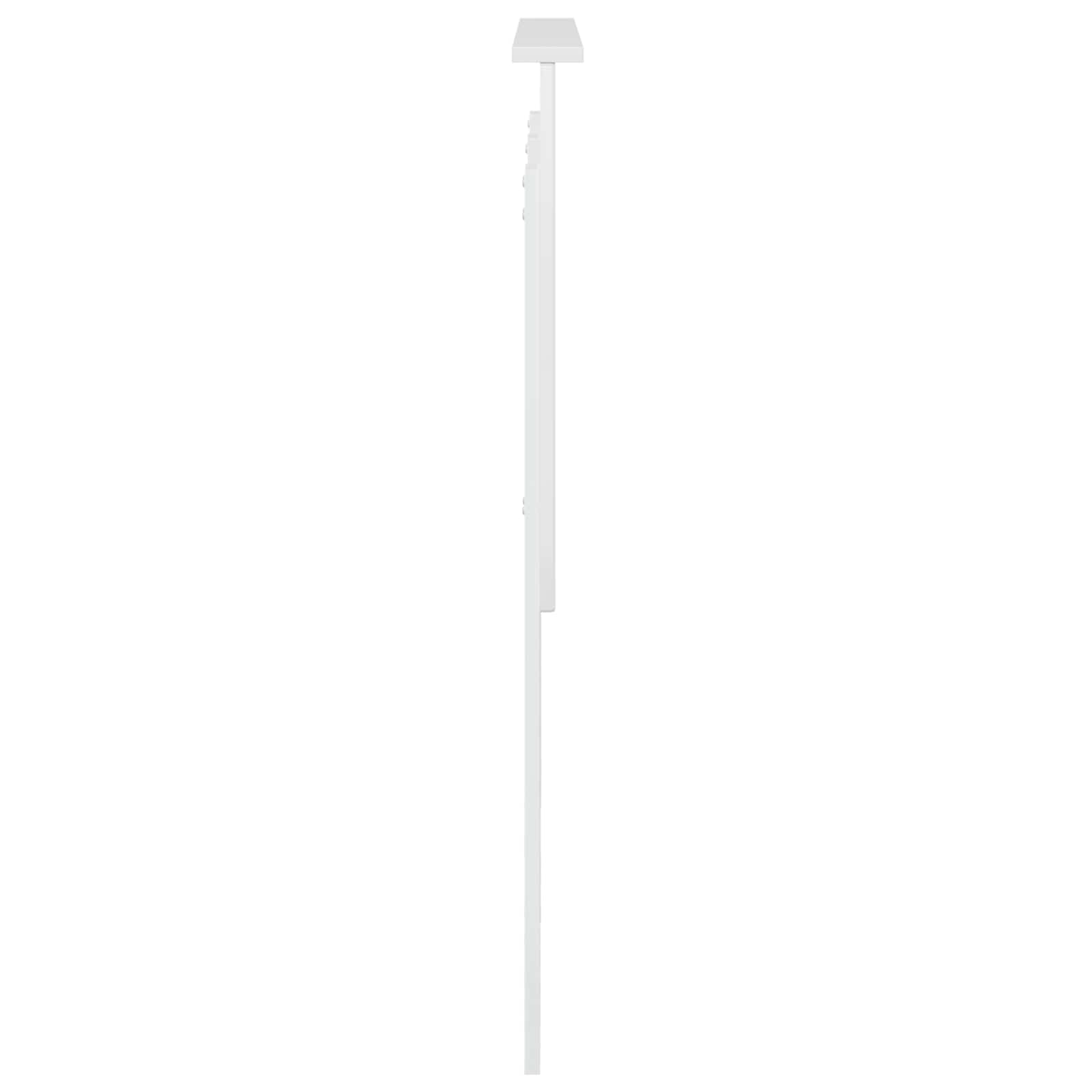 Uzglavlje s uzglavljem Sjajno bijelo 120 cm Konstruirano drvo