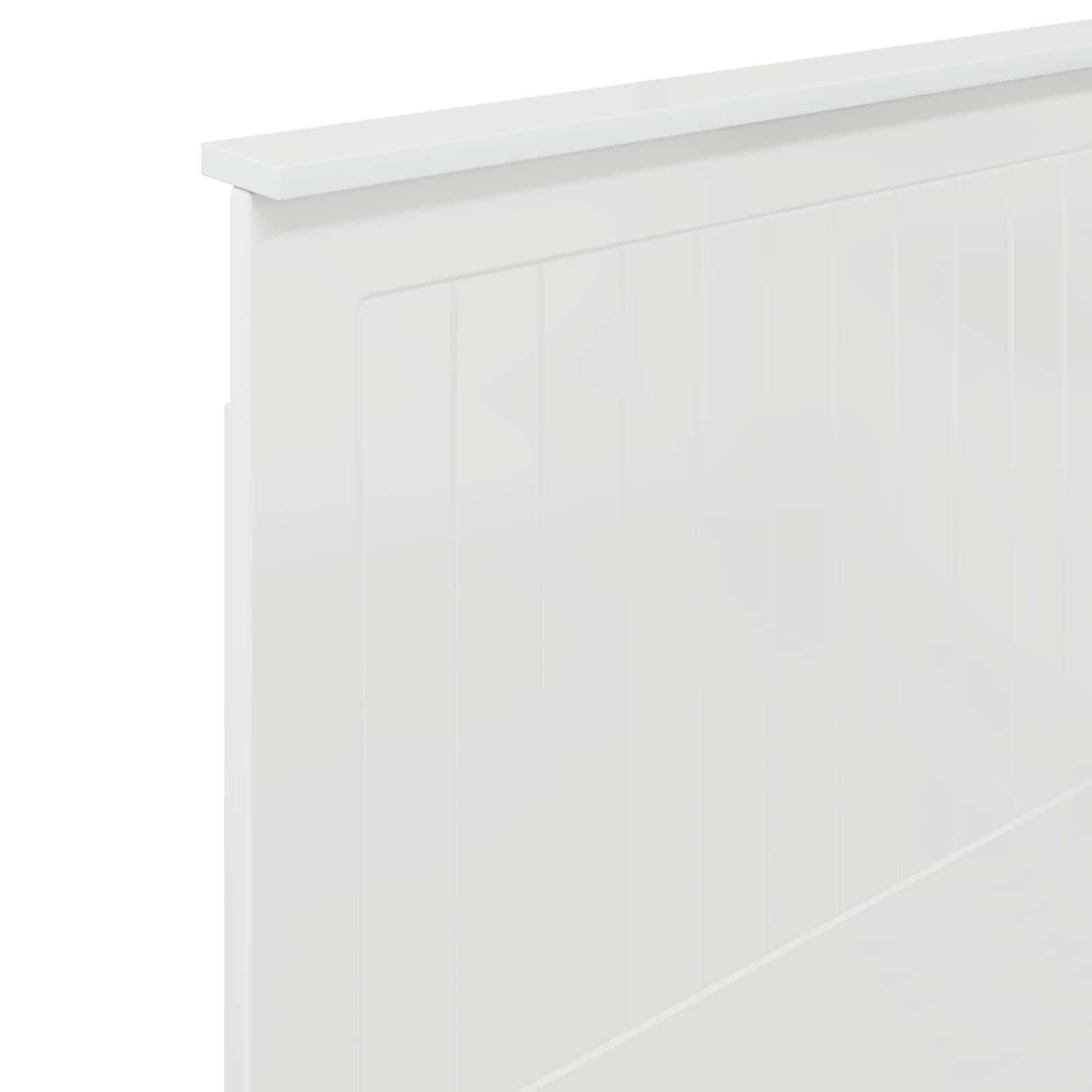 Uzglavlje s uzglavljem Sjajno bijelo 90 cm Konstruirano drvo