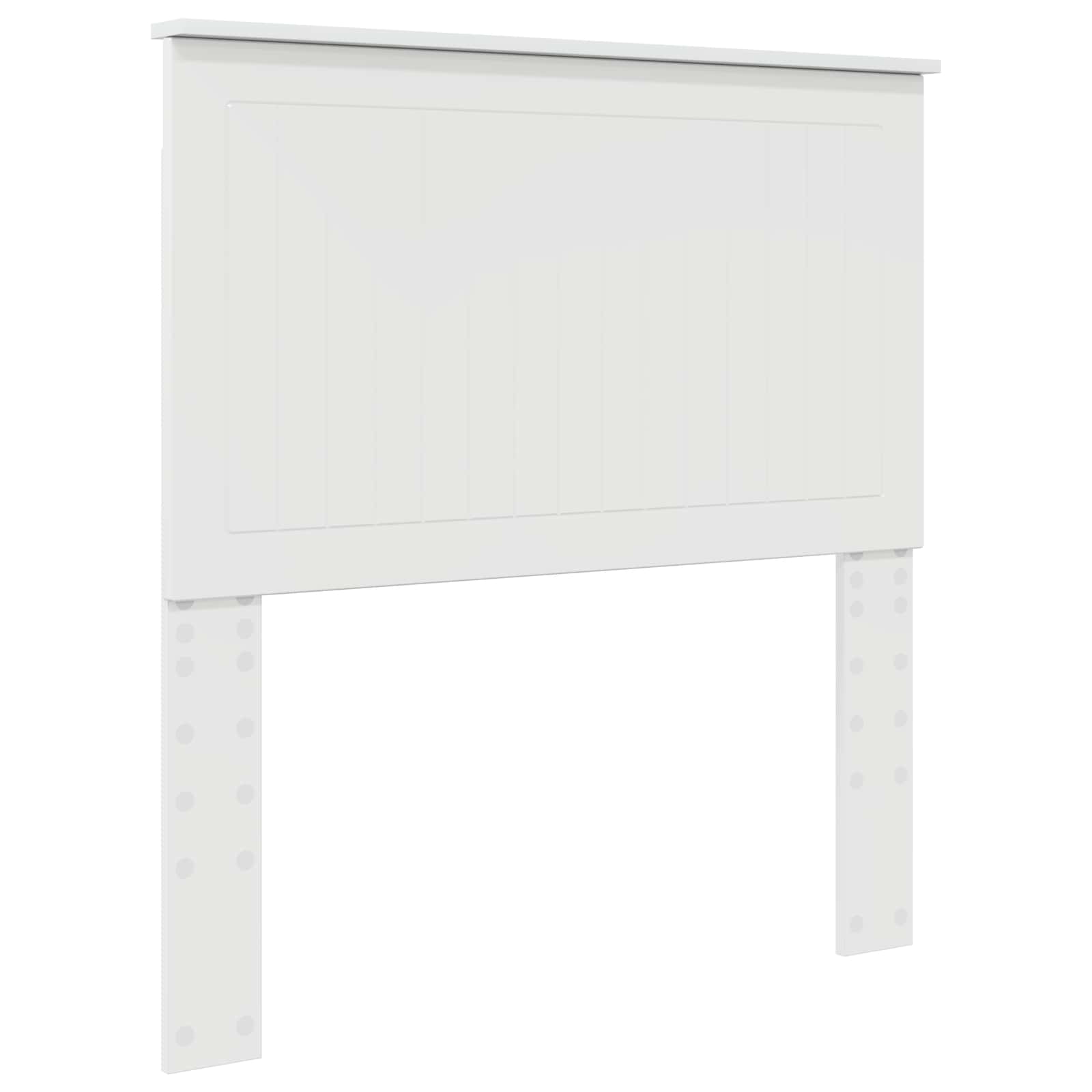 Uzglavlje s uzglavljem Sjajno bijelo 90 cm Konstruirano drvo