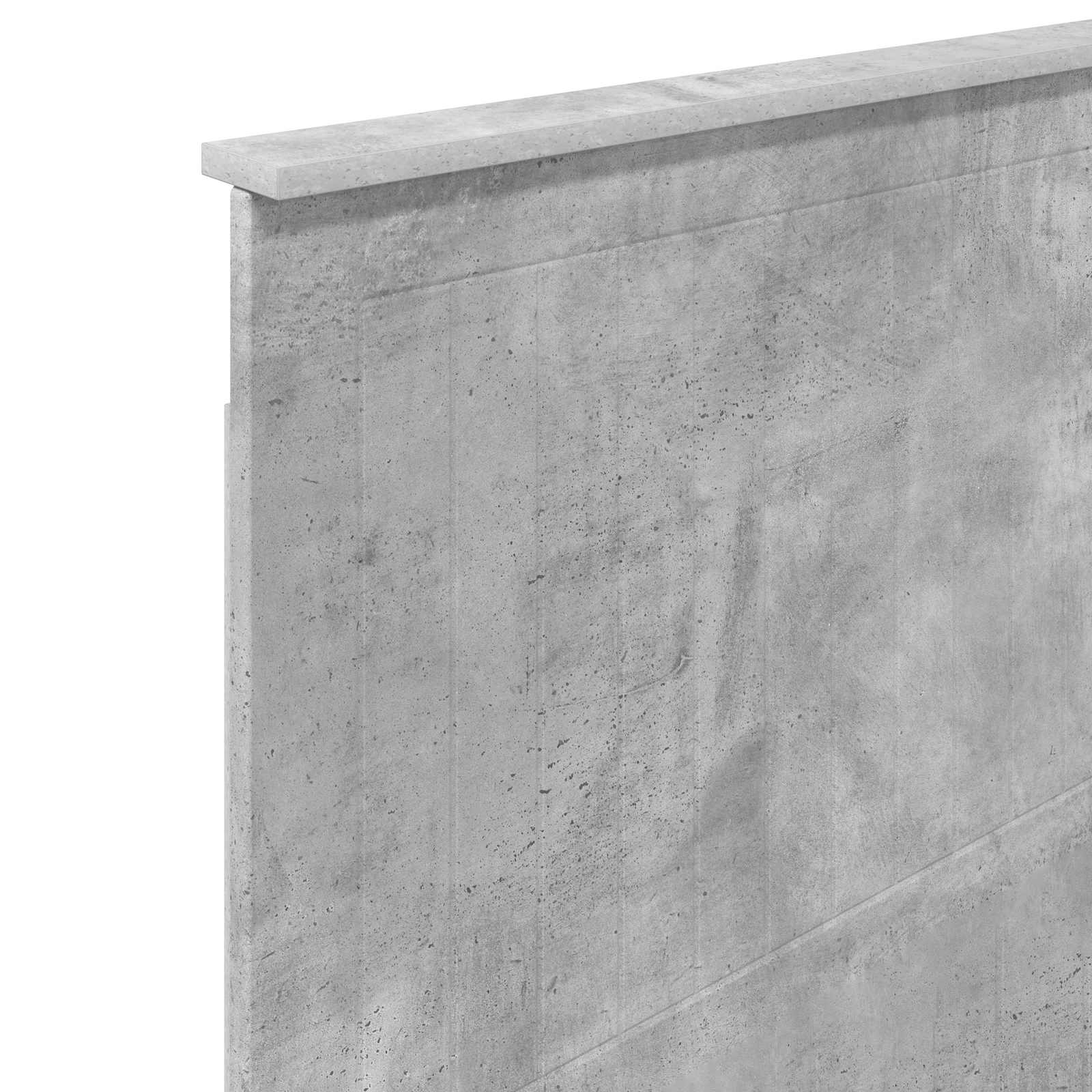 Uzglavlje s uzglavljem Betonski sivi 80 cm Konstruirano drvo