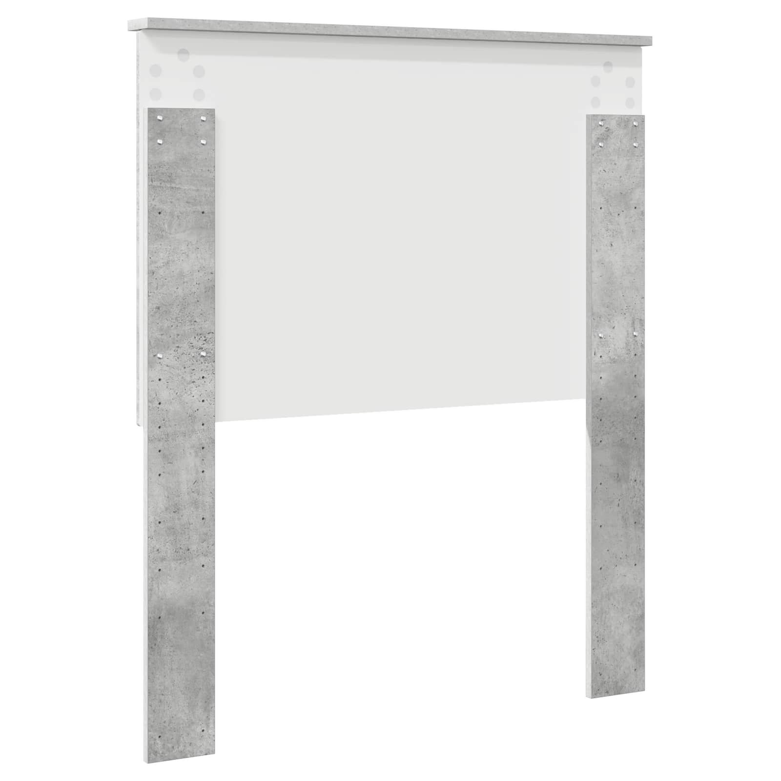 Uzglavlje s uzglavljem Betonski sivi 80 cm Konstruirano drvo
