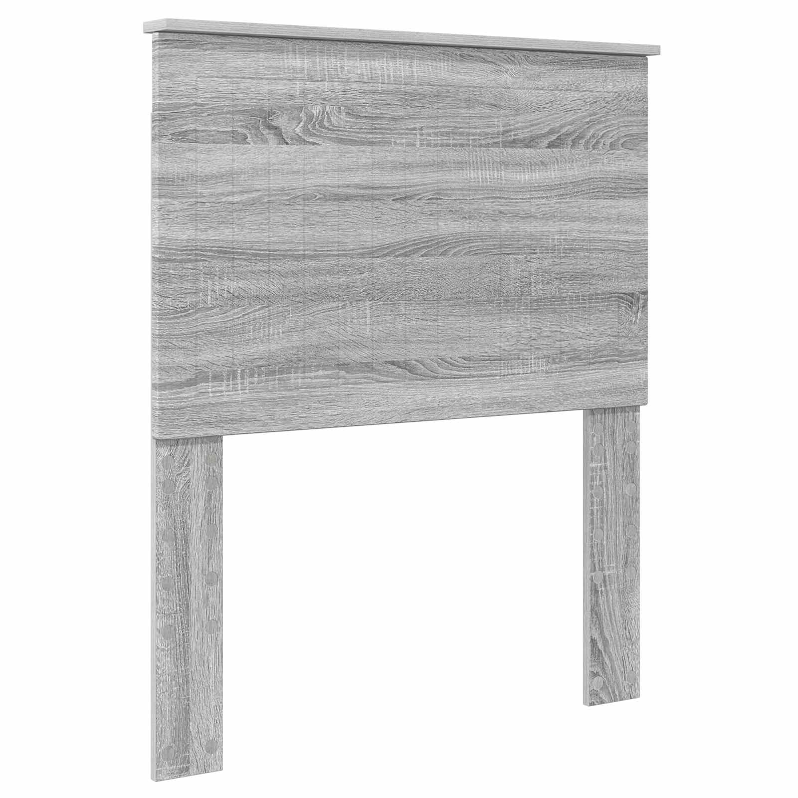 Uzglavlje s uzglavljem Siva Sonoma 80 cm Konstruirano drvo