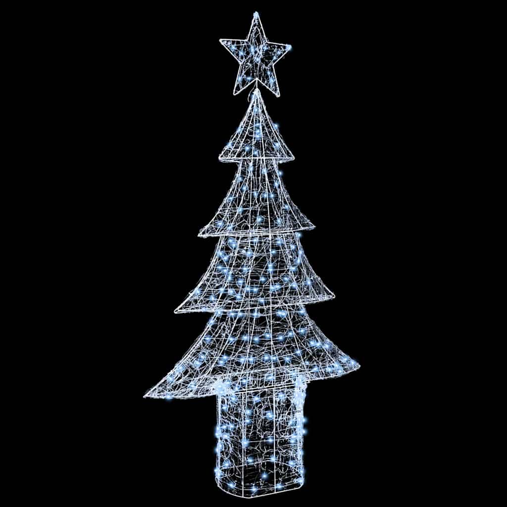 Božićno drvce s 240 LED svjetlima Hladna bijela 180 cm Akril