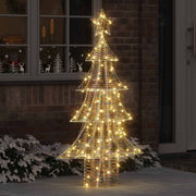 Božićno drvce s 160 LED svjetlima Topla bijela 150 cm PET