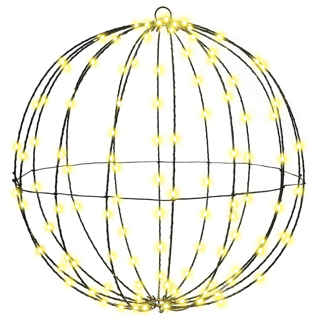 Lopta Topla bijela 50,5 x 50,5 x 52 cm Metal