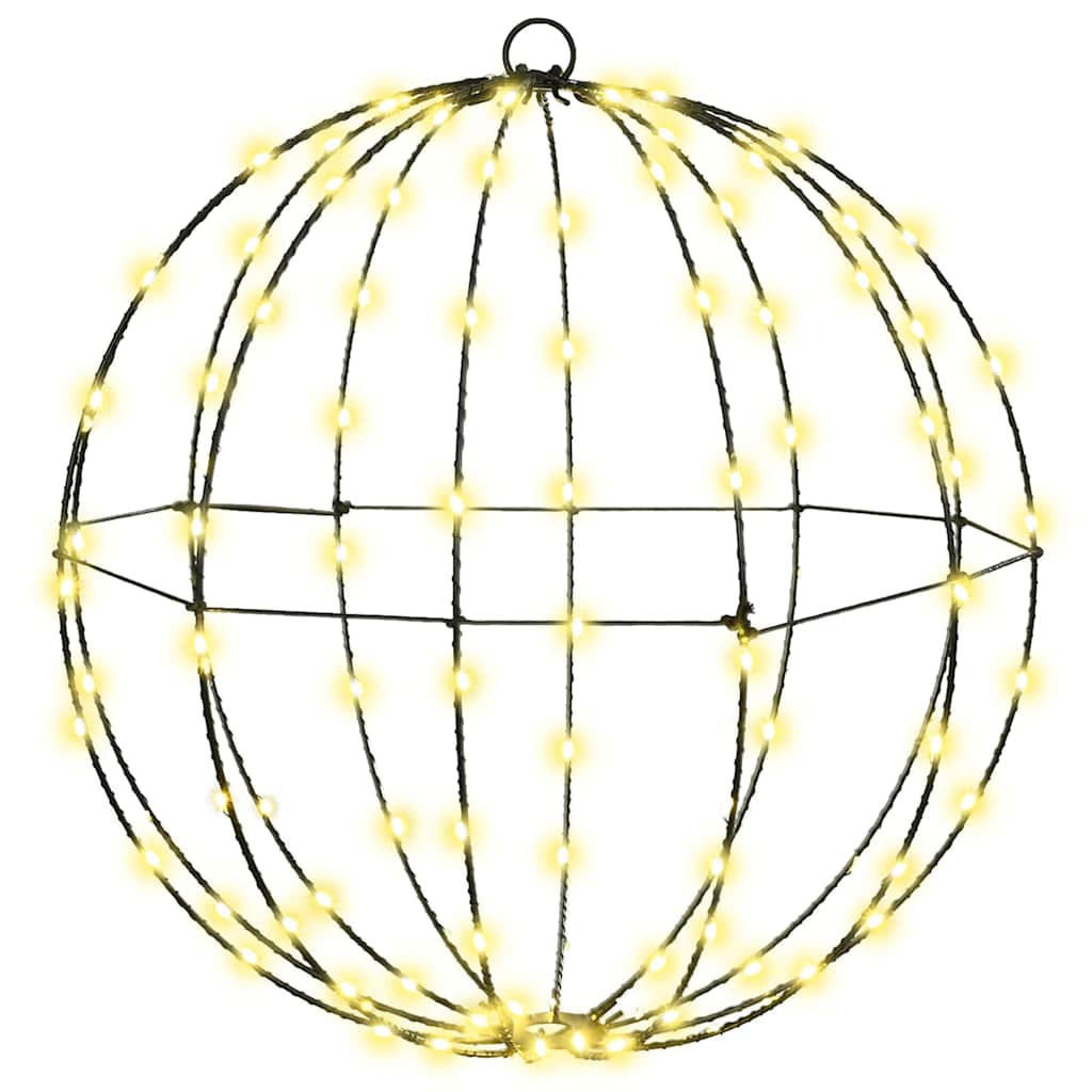Lopta 2 pcs Topla bijela 40 x 40 x 43,5 cm Metal