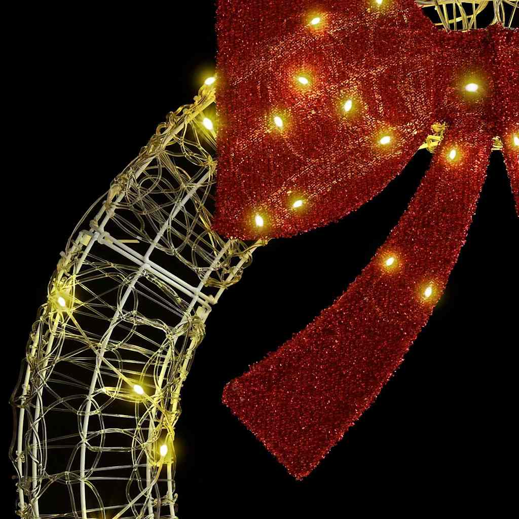 Vijenac s 150 LED svjetlima Topla bijela 120 cm Akril
