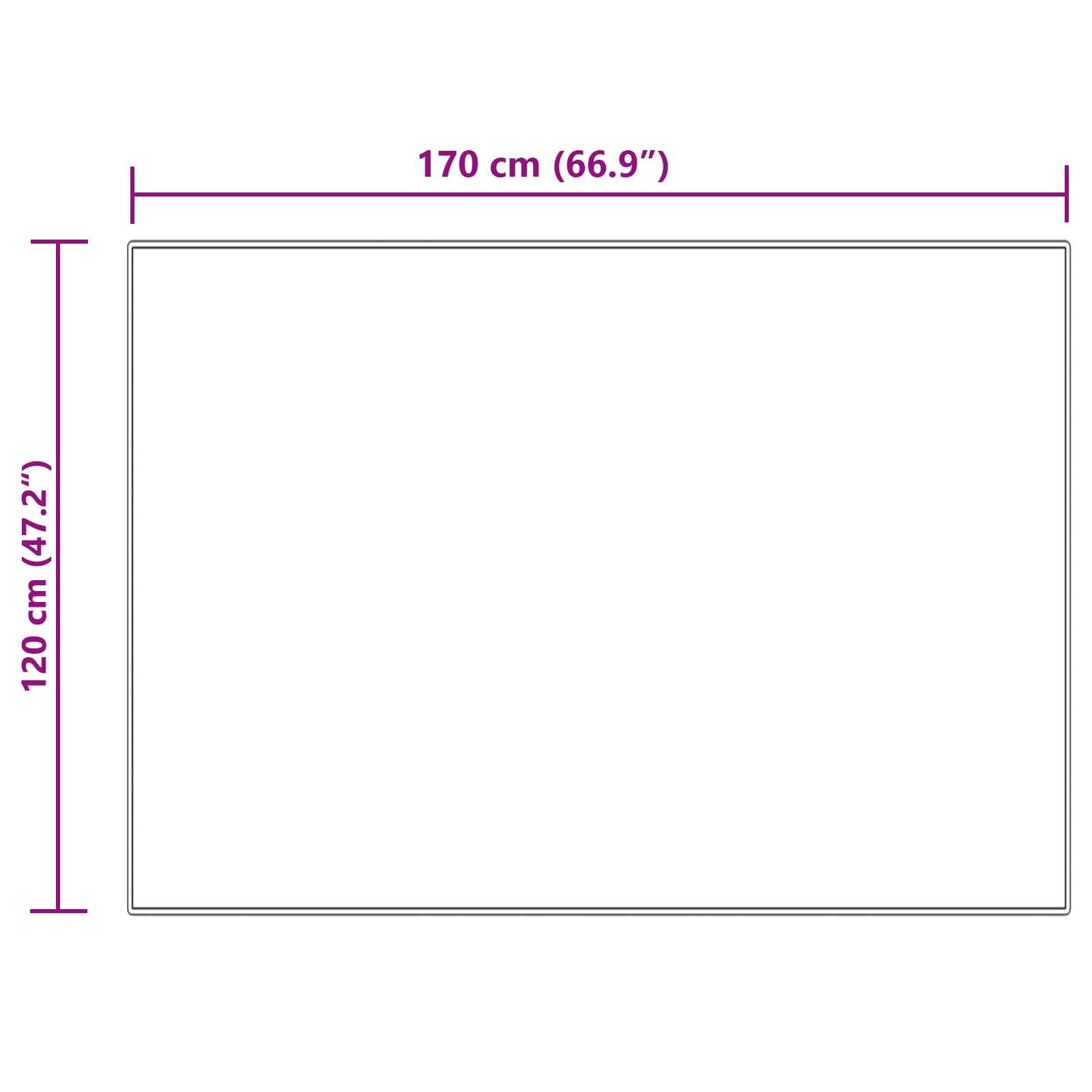 Tepih od umjetne ovčje kože TAFALLA Krem 120 x 170 cm Poliester