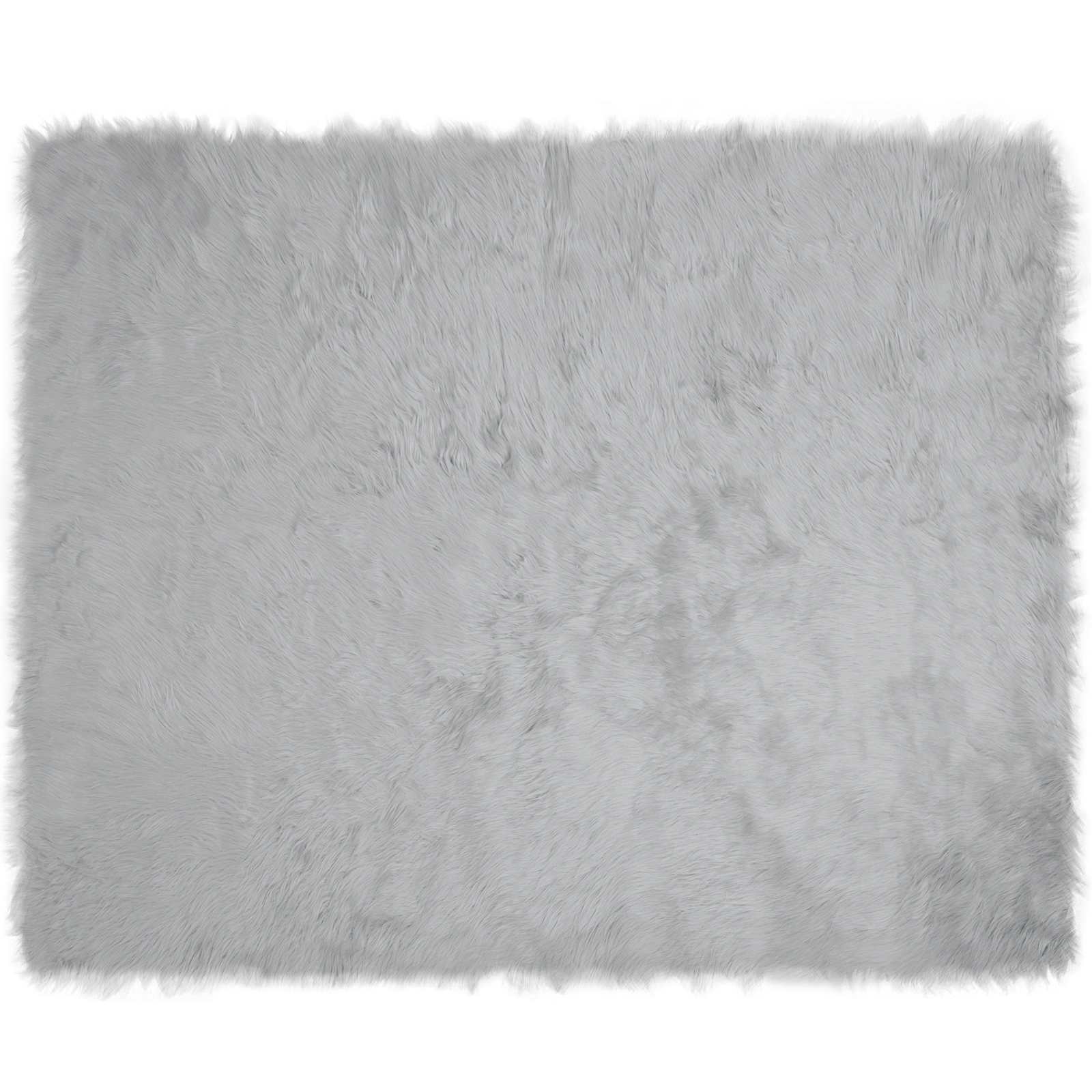 Tepih od umjetne ovčje kože TAFALLA Siva 200 x 280 cm Poliester