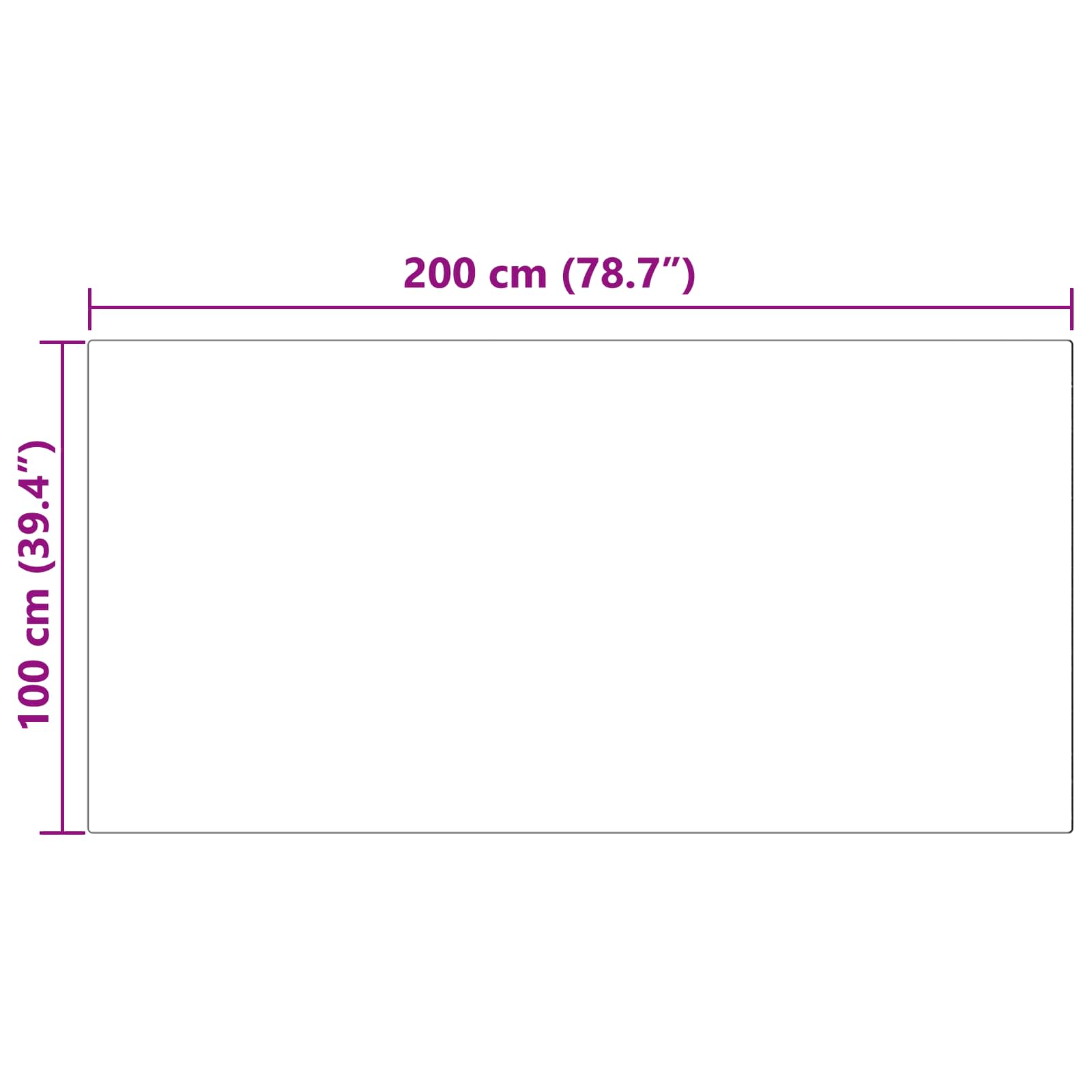 Tepih od umjetne ovčje kože TAFALLA Ružičasta 100 x 200 cm