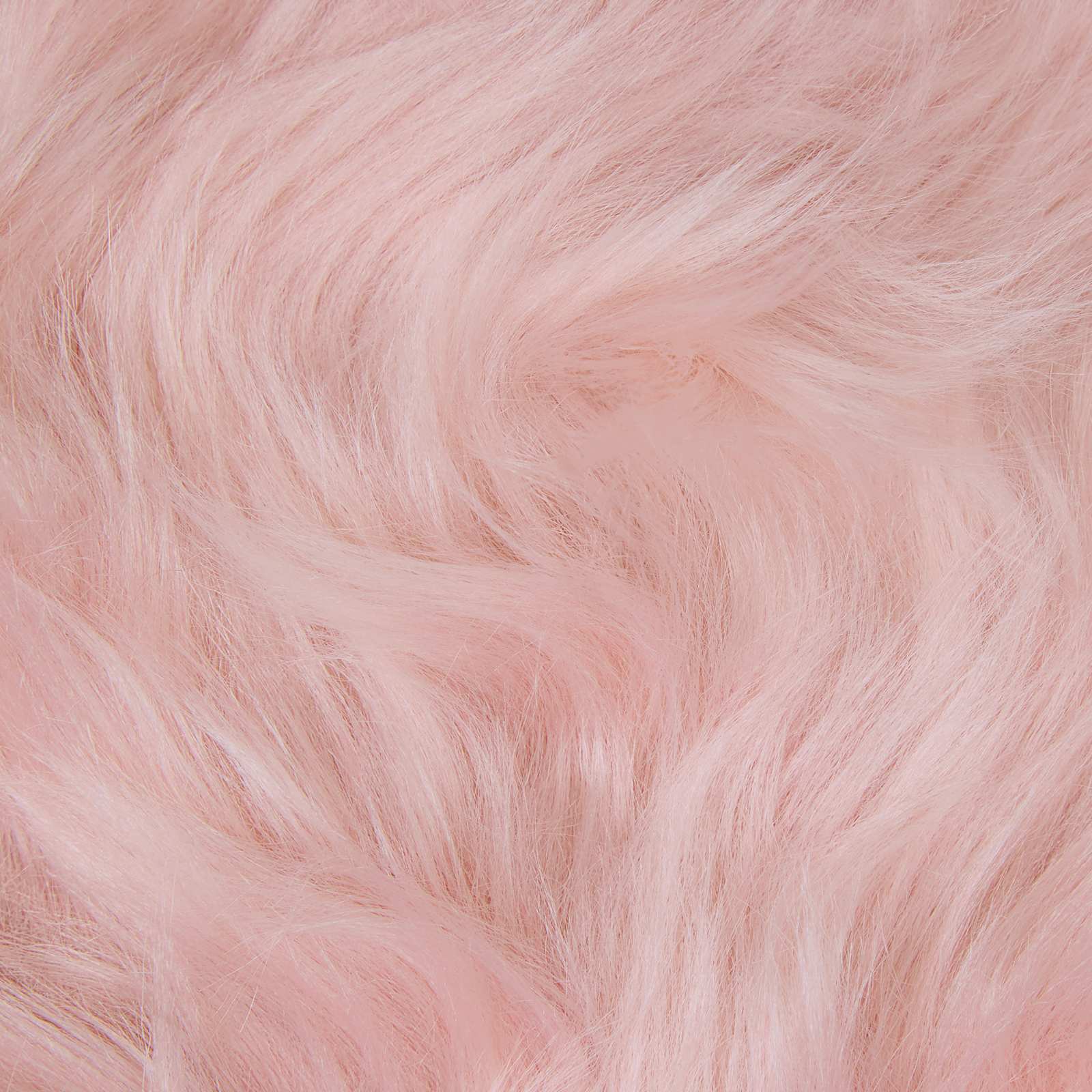 Tepih od umjetne ovčje kože TAFALLA Ružičasta Ø 200 cm