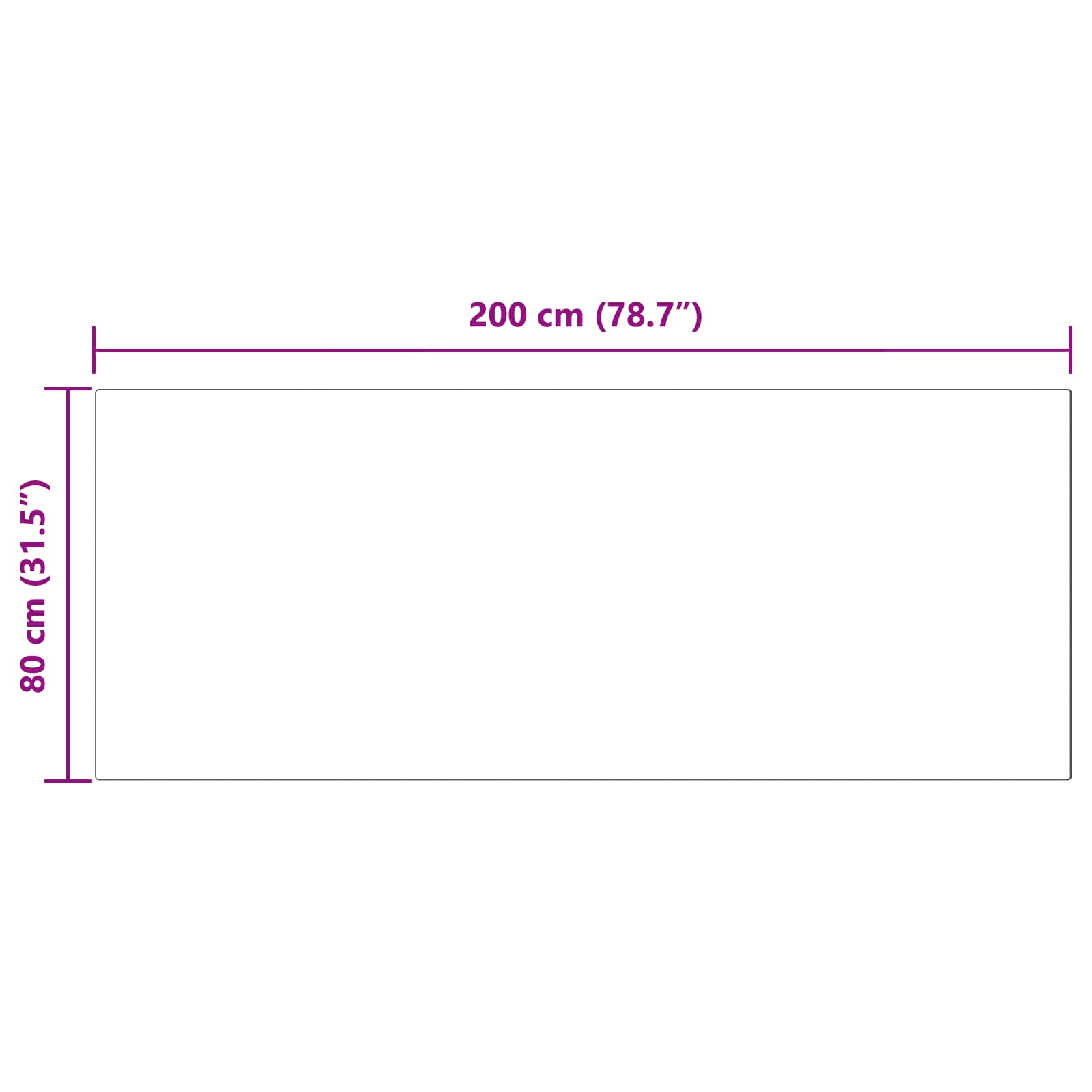 Protuklizni tepih od umjetnog zečjeg krzna OLITE Bijela