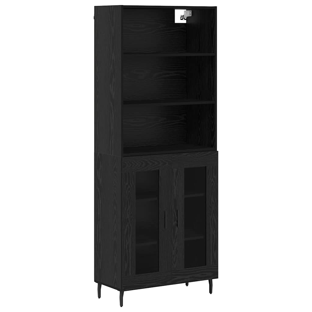 Highboard Crni hrast 69,5 x 34 x 180 cm