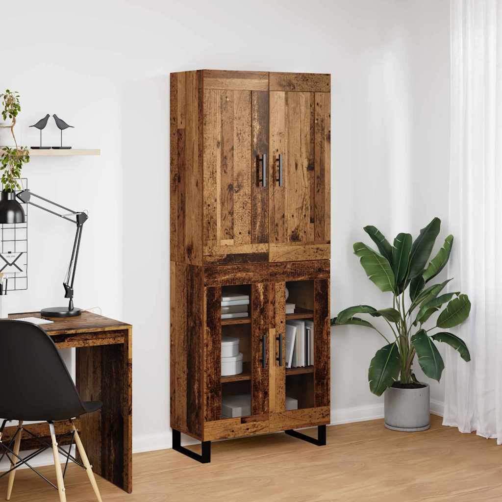 Highboard Staro drvo 69,5 x 34 x 180 cm Konstruirano drvo