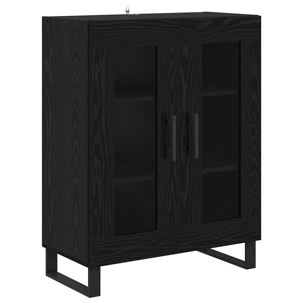 Highboard Crni hrast 69,5 x 34 x 180 cm Konstruirano drvo