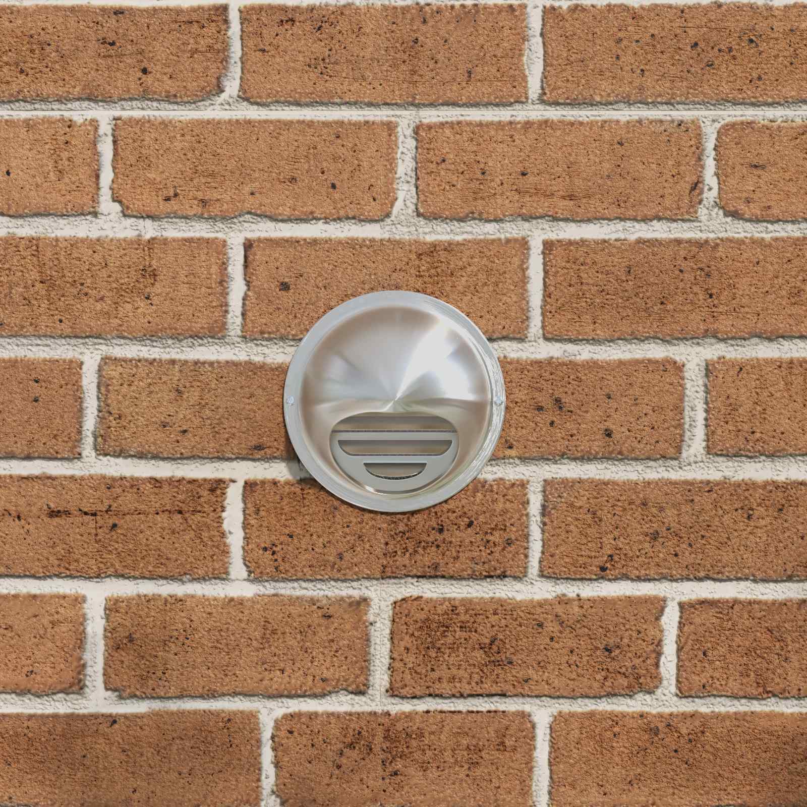Pokrov ventilacije 2 pcs Srebrno 80 mm Nehrđajući čelik