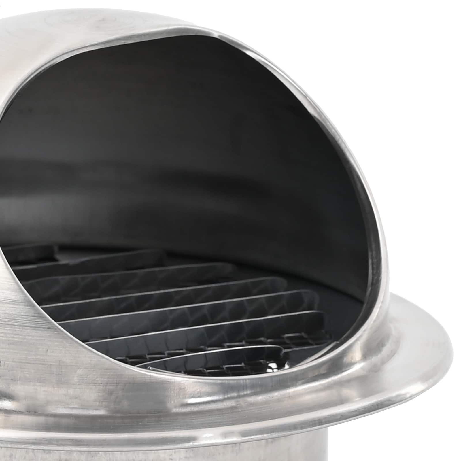 Pokrov ventilacije 8 pcs Srebrno 80 mm Nehrđajući čelik