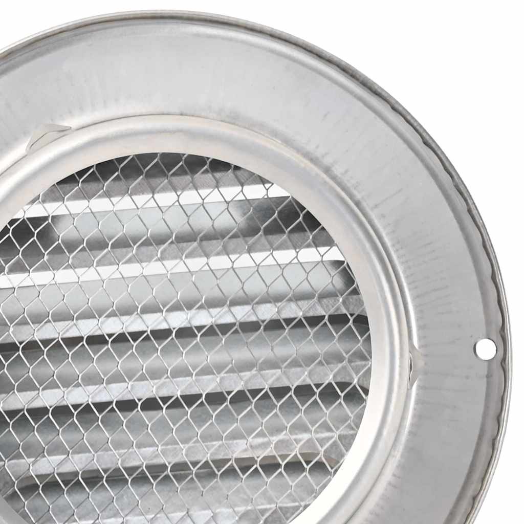 Pokrov ventilacije 8 pcs Srebrno 100 mm Nehrđajući čelik