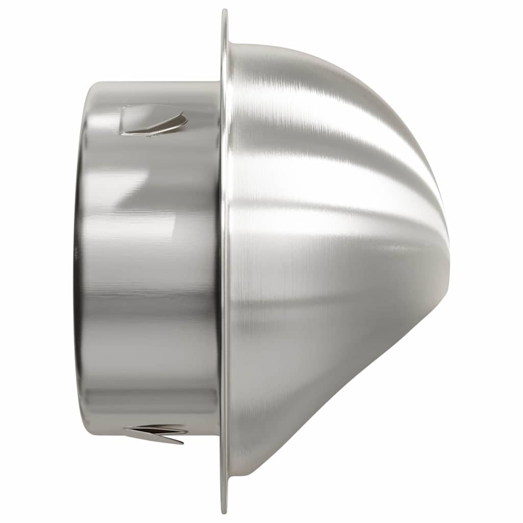 Pokrov ventilacije 8 pcs Srebrno 100 mm Nehrđajući čelik