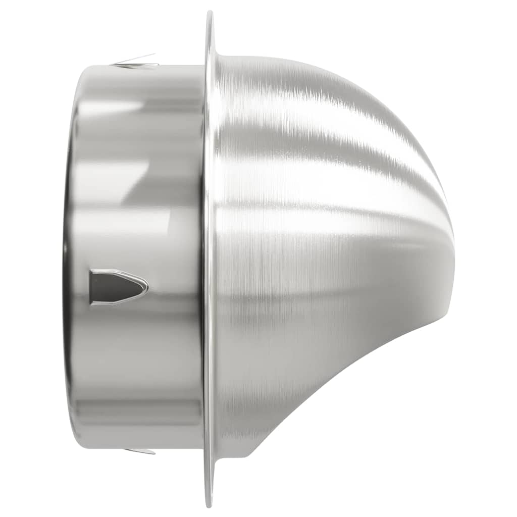 Pokrov ventilacije 2 pcs Srebrno 150 mm Nehrđajući čelik
