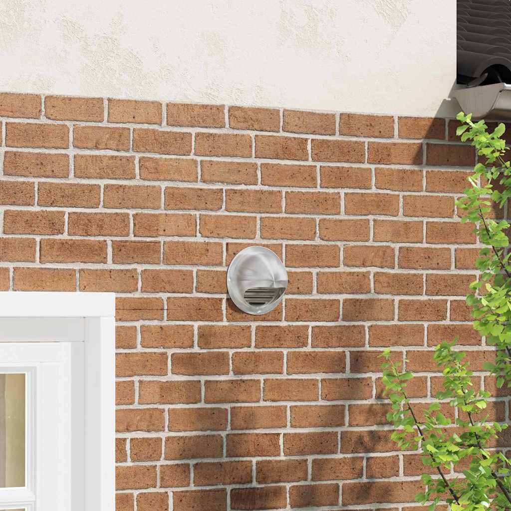 Pokrov ventilacije 8 pcs Srebrno 150 mm Nehrđajući čelik