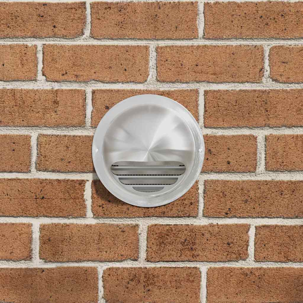 Pokrov ventilacije 8 pcs Srebrno 150 mm Nehrđajući čelik