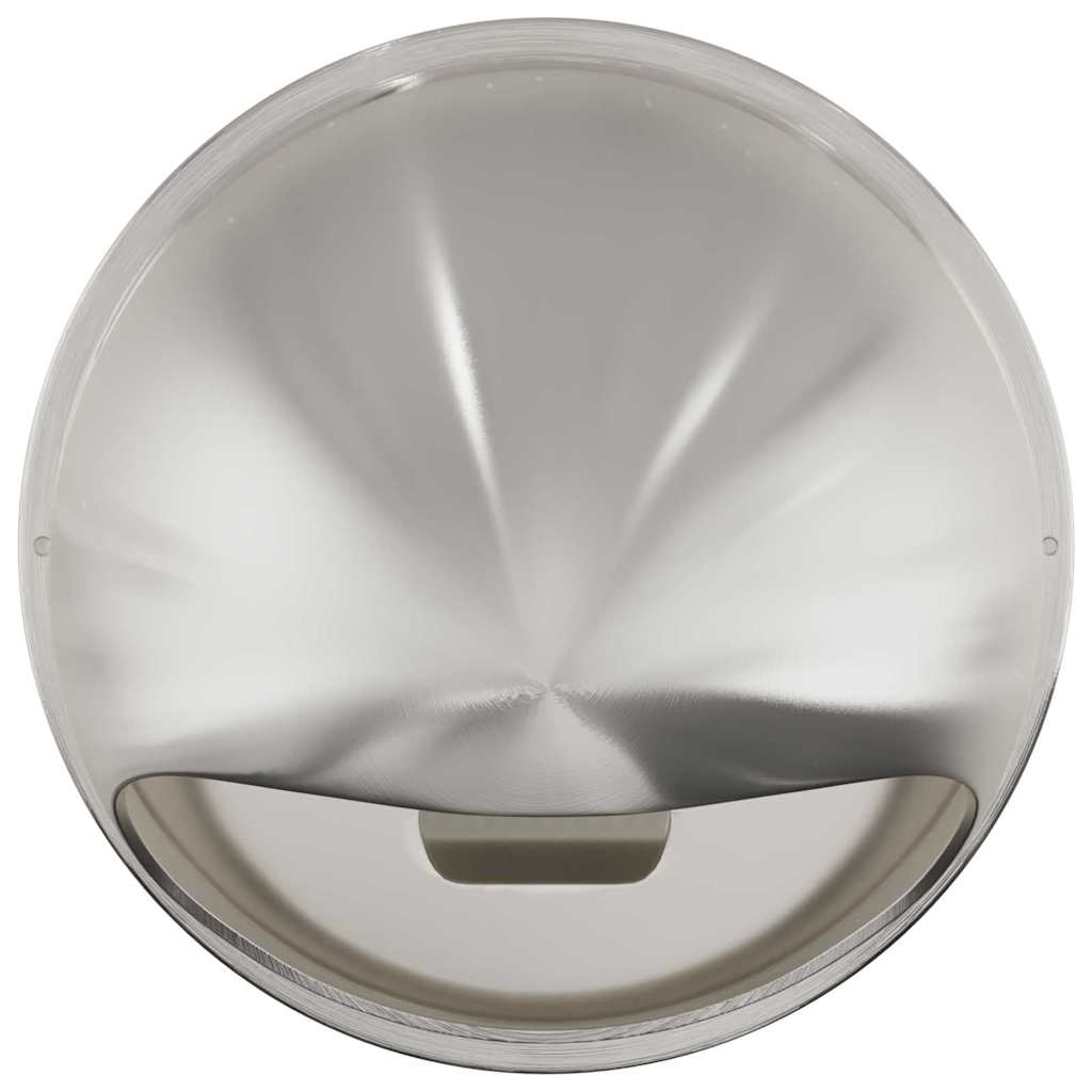 Pokrov ventilacije 2 pcs Srebrno 200 mm Nehrđajući čelik