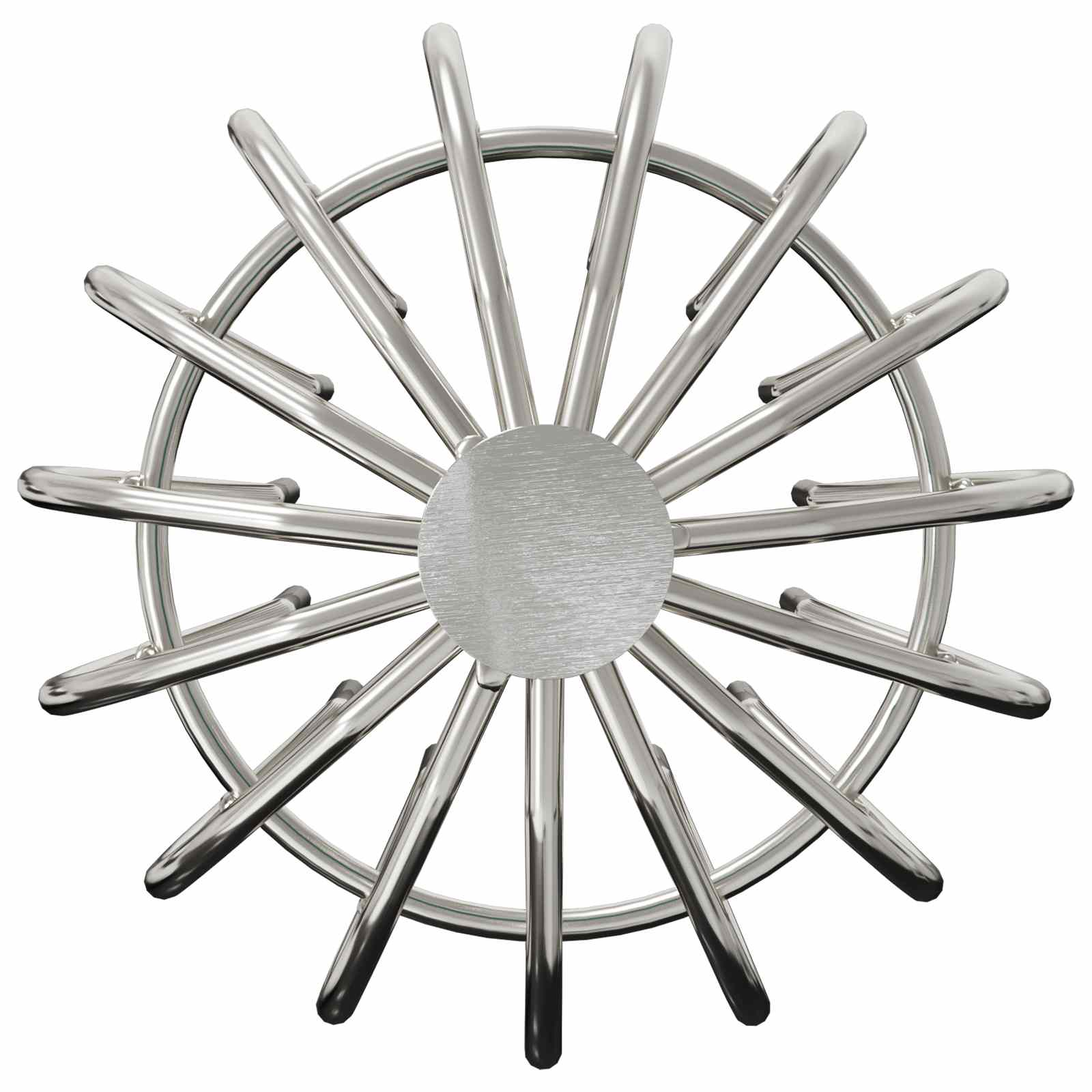 Zaštita od lišća za žljeb 8 pcs Srebrno 110 mm Nehrđajući čelik