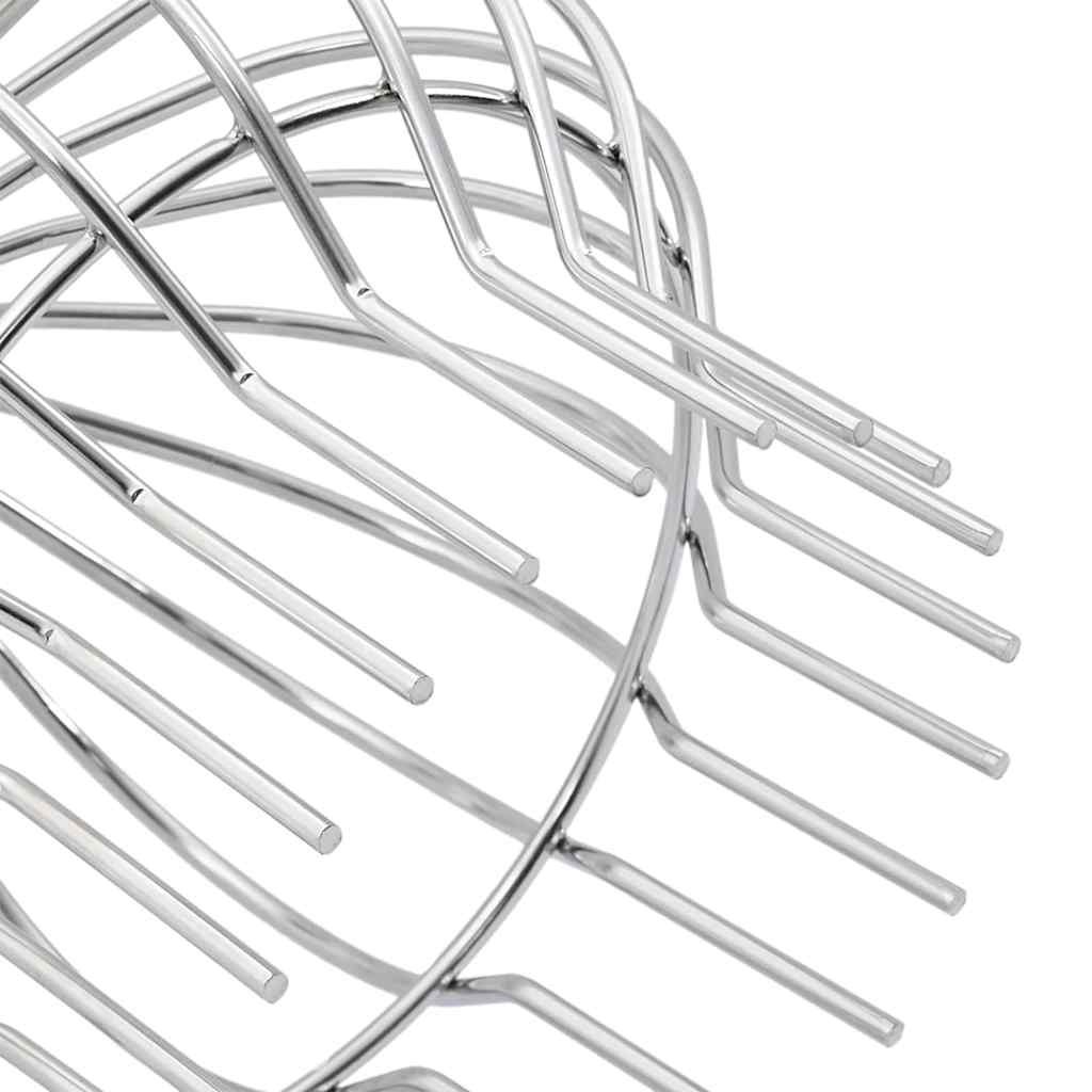 Zaštita od lišća za žljeb 8 pcs Srebrno 160 mm Nehrđajući čelik