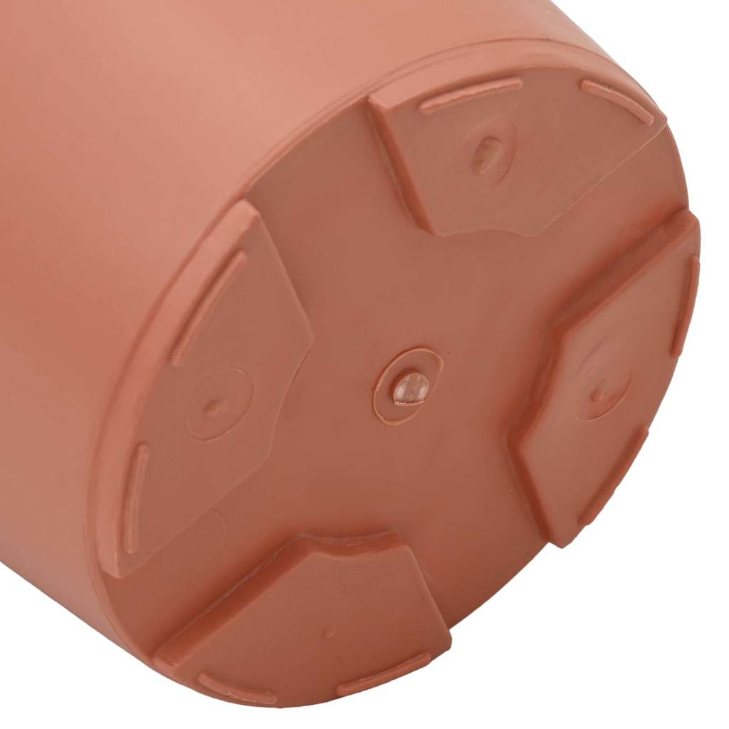 Okrugla saksija za cveće 6 pcs Crvena cigla Ø 17 x 14 cm