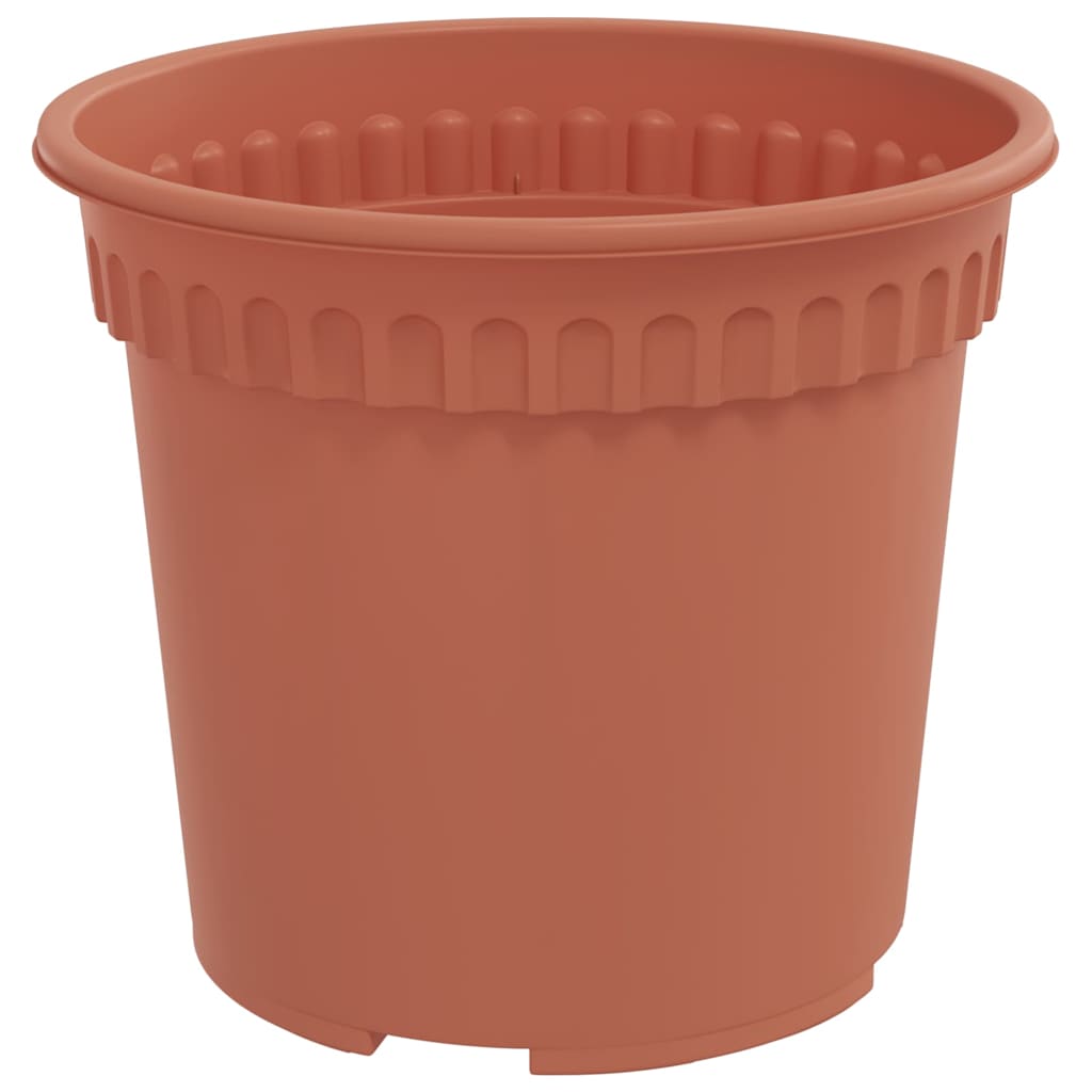 Okrugla saksija za cveće 24 pcs Crvena cigla Ø 15 x 12 cm