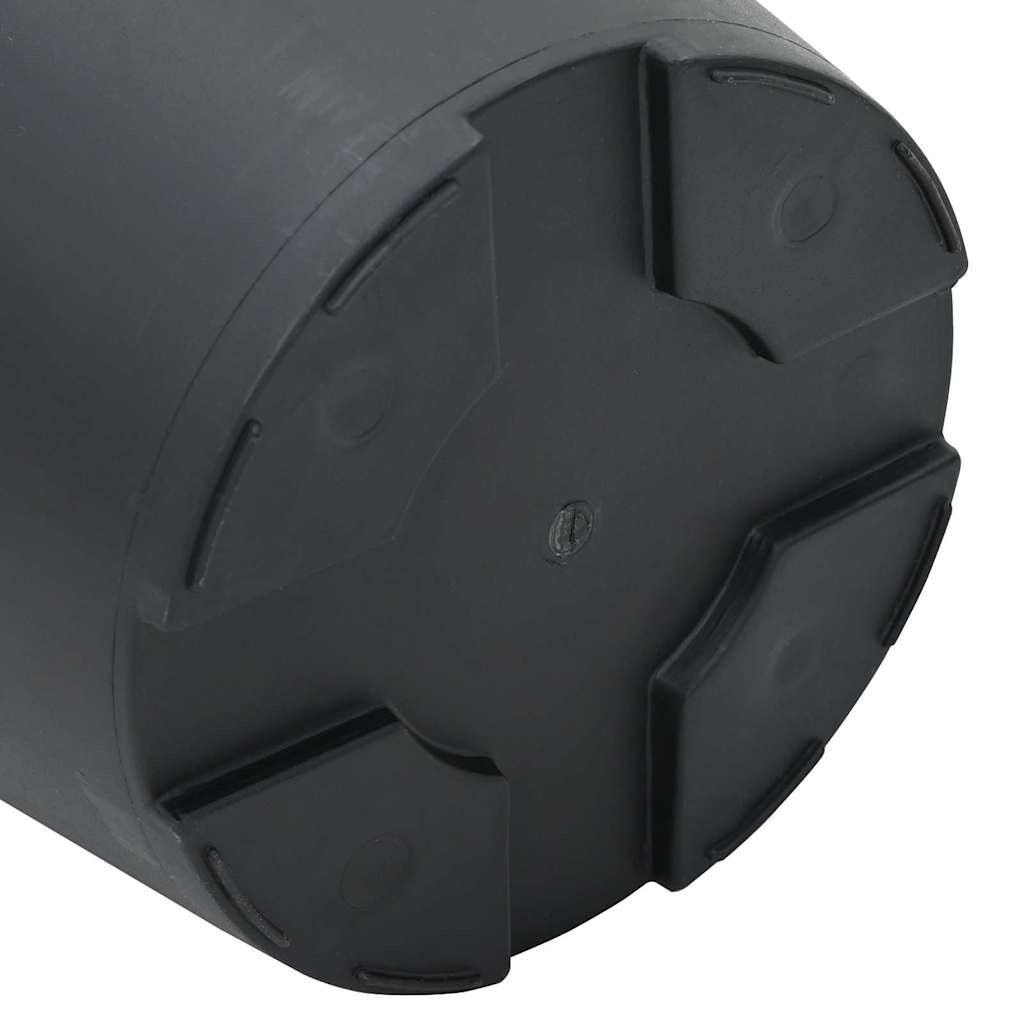 Okrugla saksija za cveće 24 pcs Crna Ø 15 x 12 cm Plastika