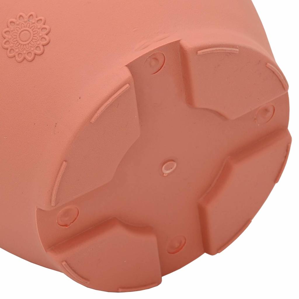 Okrugla saksija za cveće 24 pcs Crvena cigla Ø 39 x 32 cm