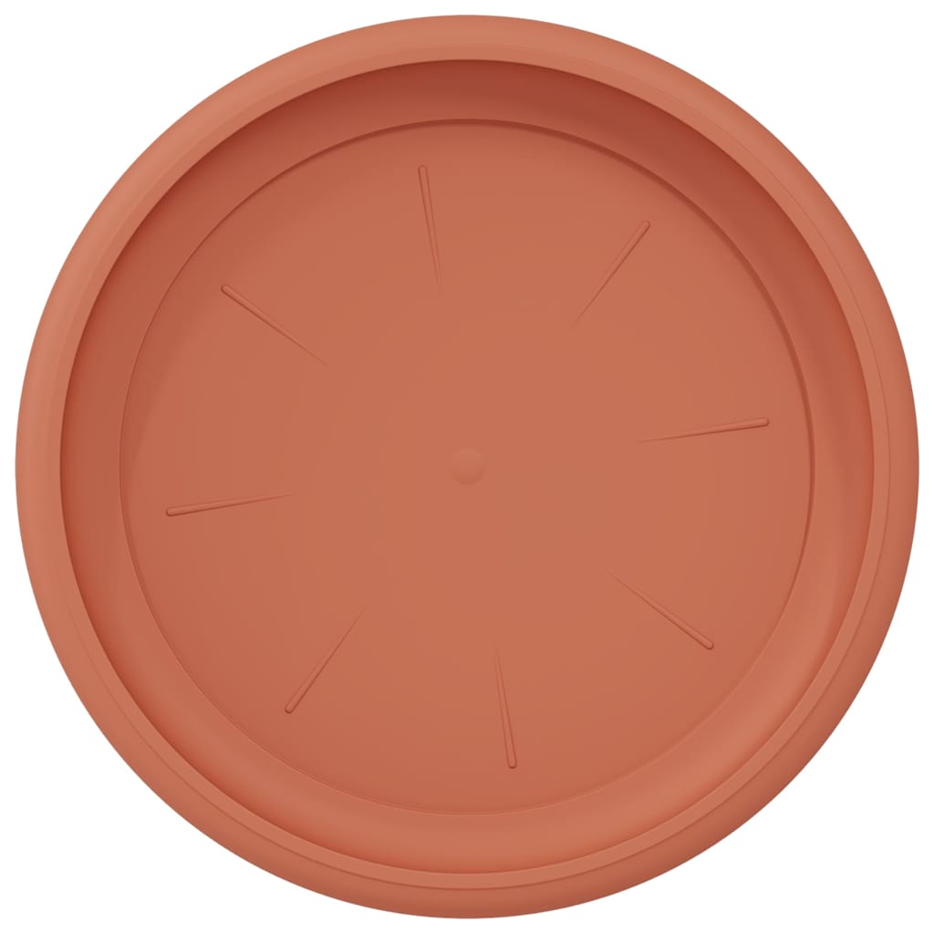 Kružni Pladanj za Cvijeće 6 pcs Crvena cigla Ø 19 x 2 cm