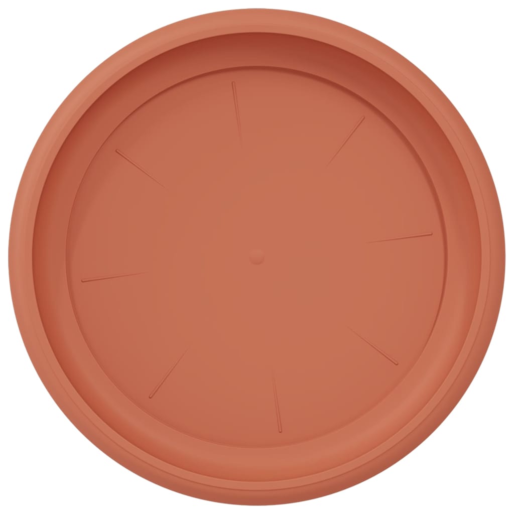 Kružni Pladanj za Cvijeće 6 pcs Crvena cigla Ø 23,5 x 2,5 cm