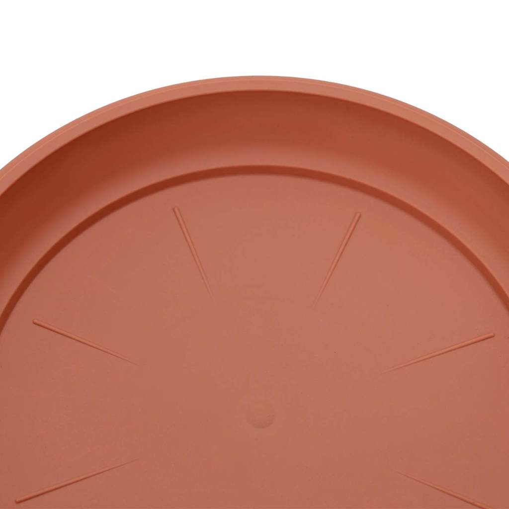 Kružni Pladanj za Cvijeće 6 pcs Crvena cigla Ø 27 x 2,5 cm