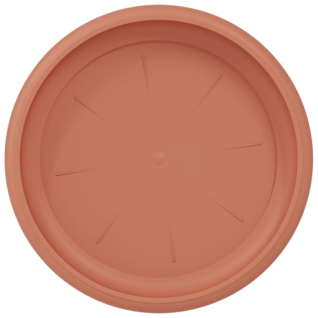 Kružni Pladanj za Cvijeće 24 pcs Crvena cigla Ø 14 x 2 cm