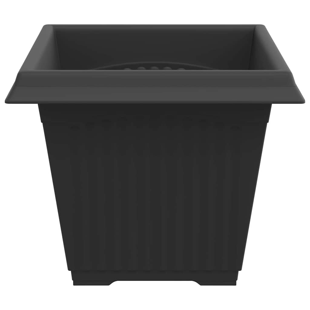 Kvadratna saksija za cvijeće 24 pcs Crna 38 x 38 x 30 cm